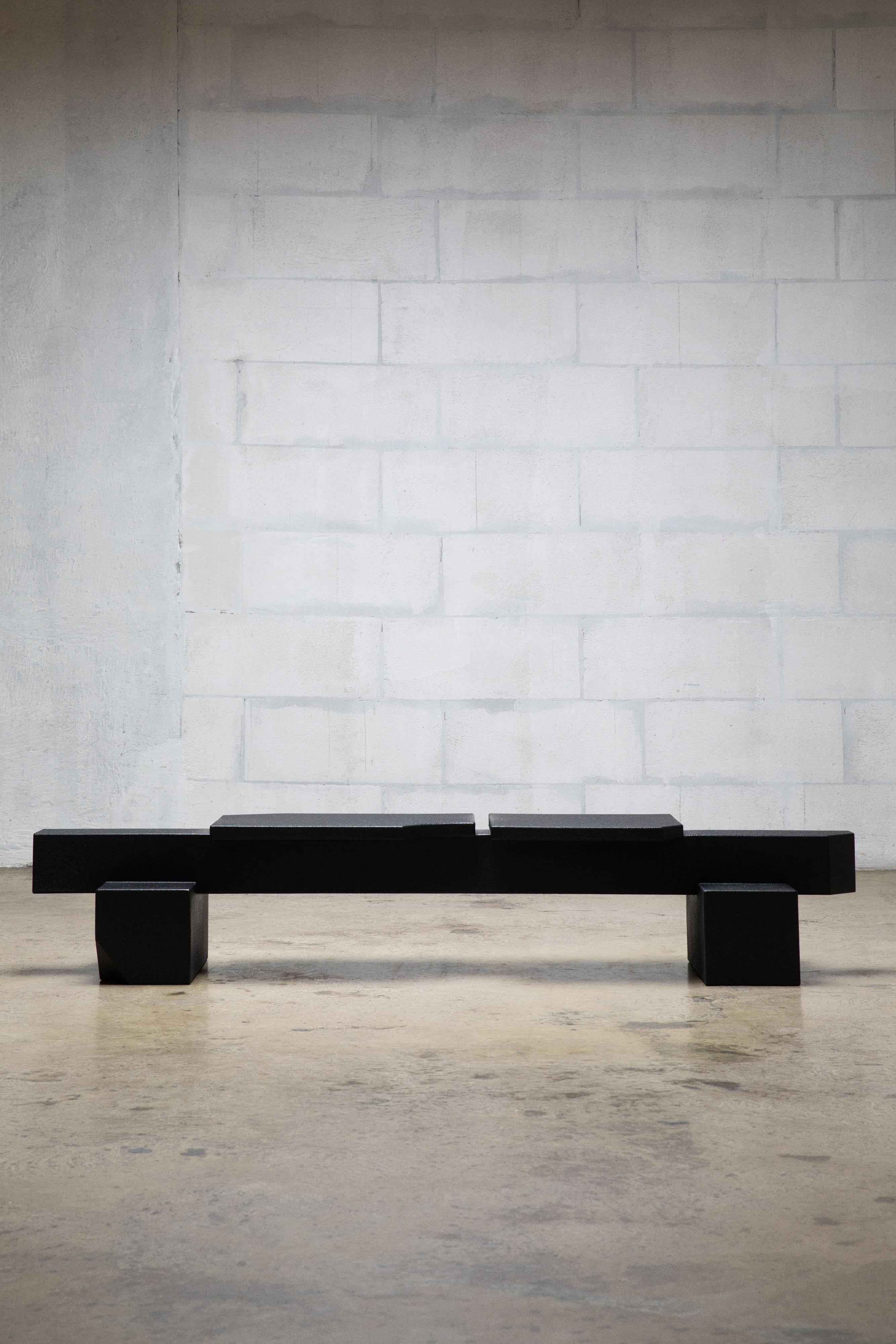 Modern SSB01B Contemporary Bench in MDF For Sale