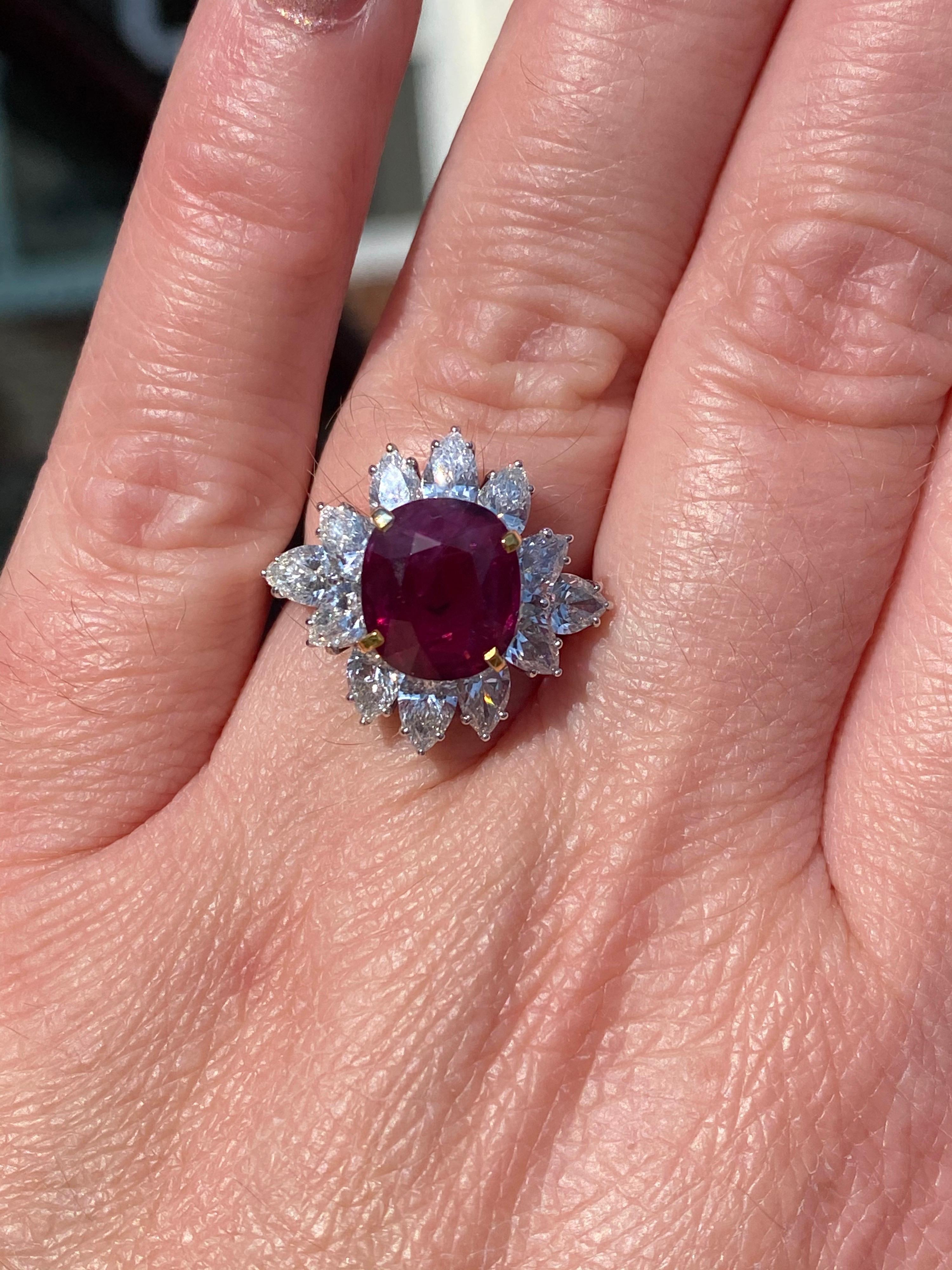 This Jane Magon Collections Rare Natural Colored Burmese Ruby is named 