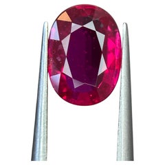SSEF Certified Natural Mozambique Ruby 2.03 ct – Unheated Oval Cut