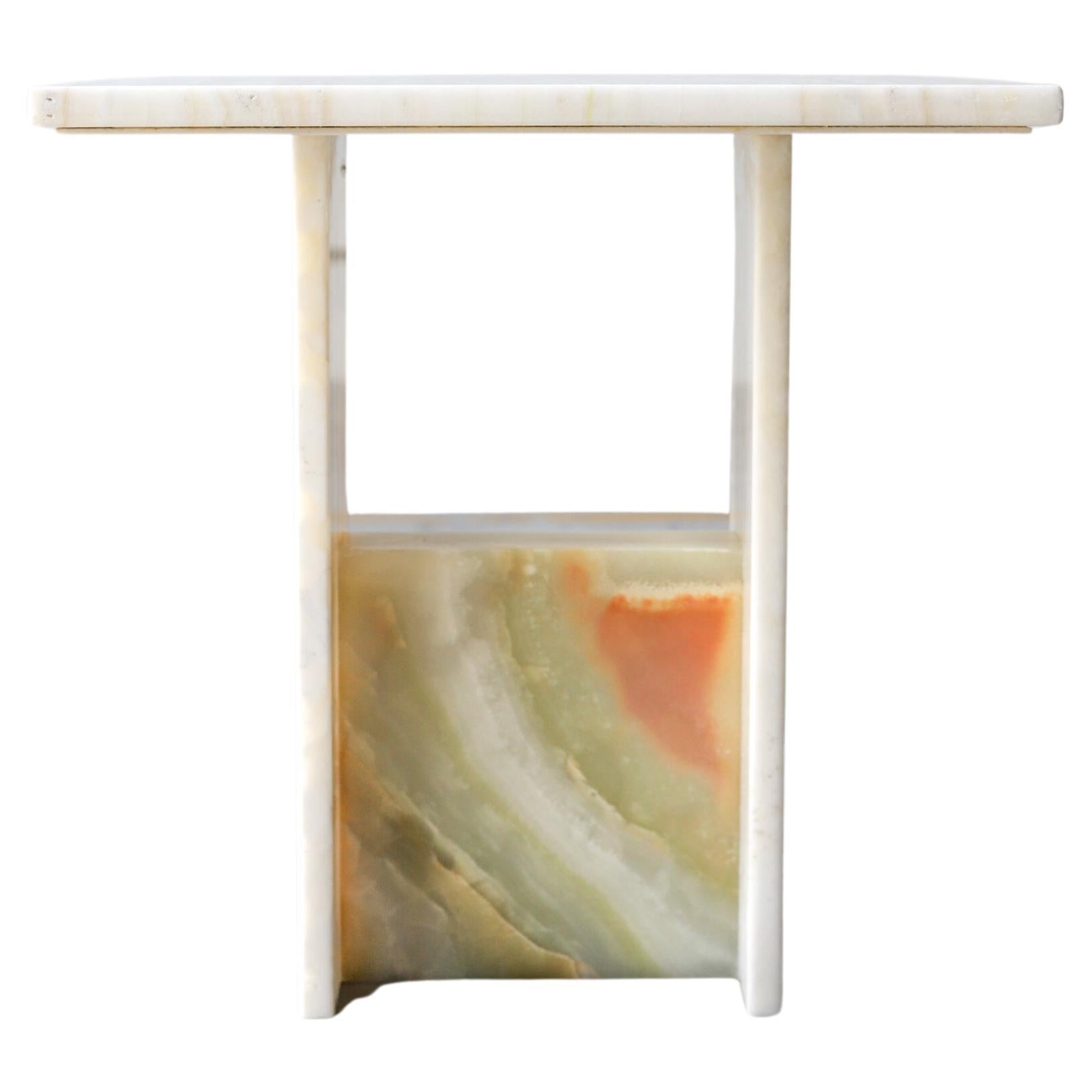 SST016-1 Side Table by Stone Stackers For Sale