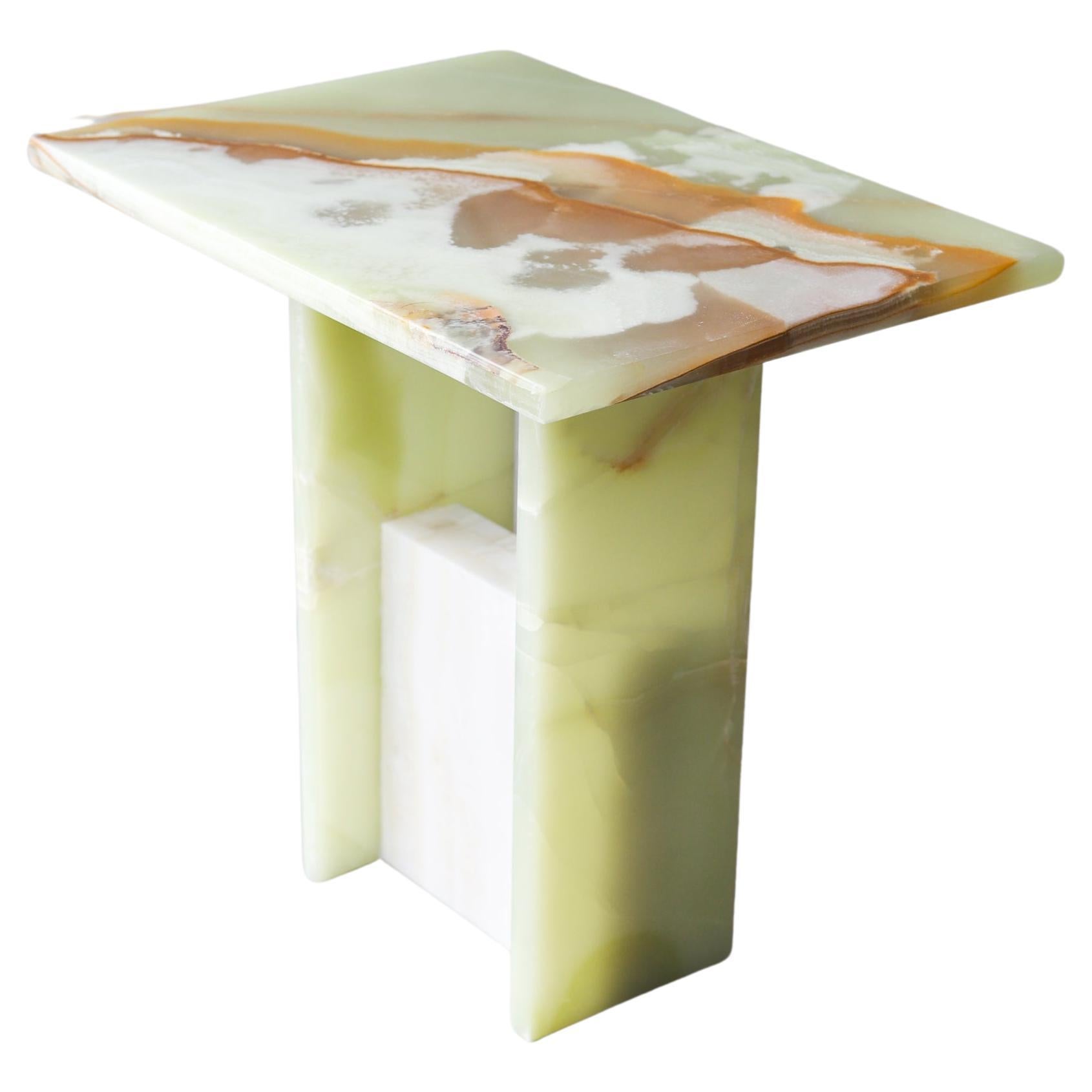 SST016-2 Side Table by Stone Stackers For Sale