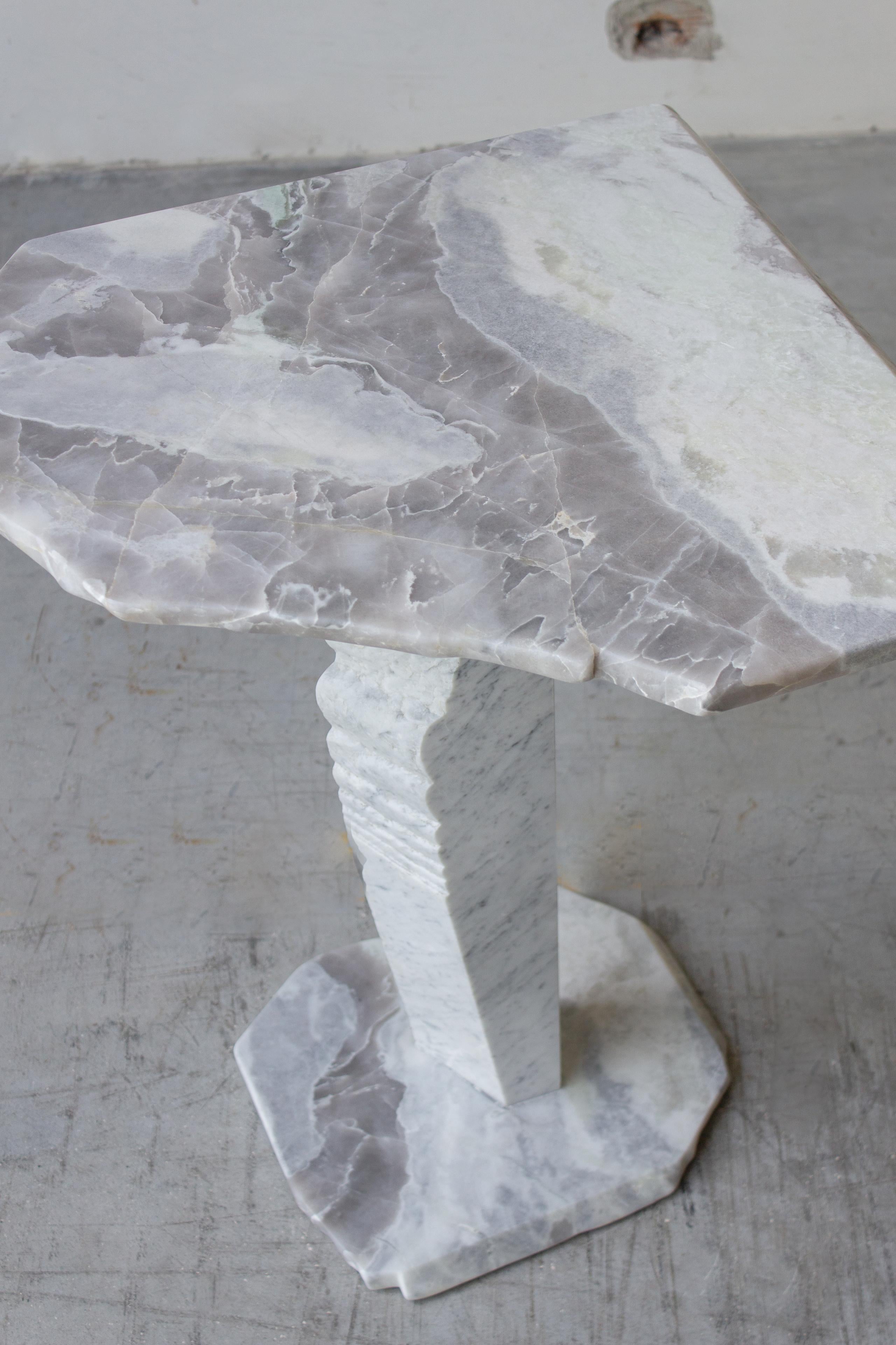 Post-Modern SST021 Side Table by Stone Stackers For Sale