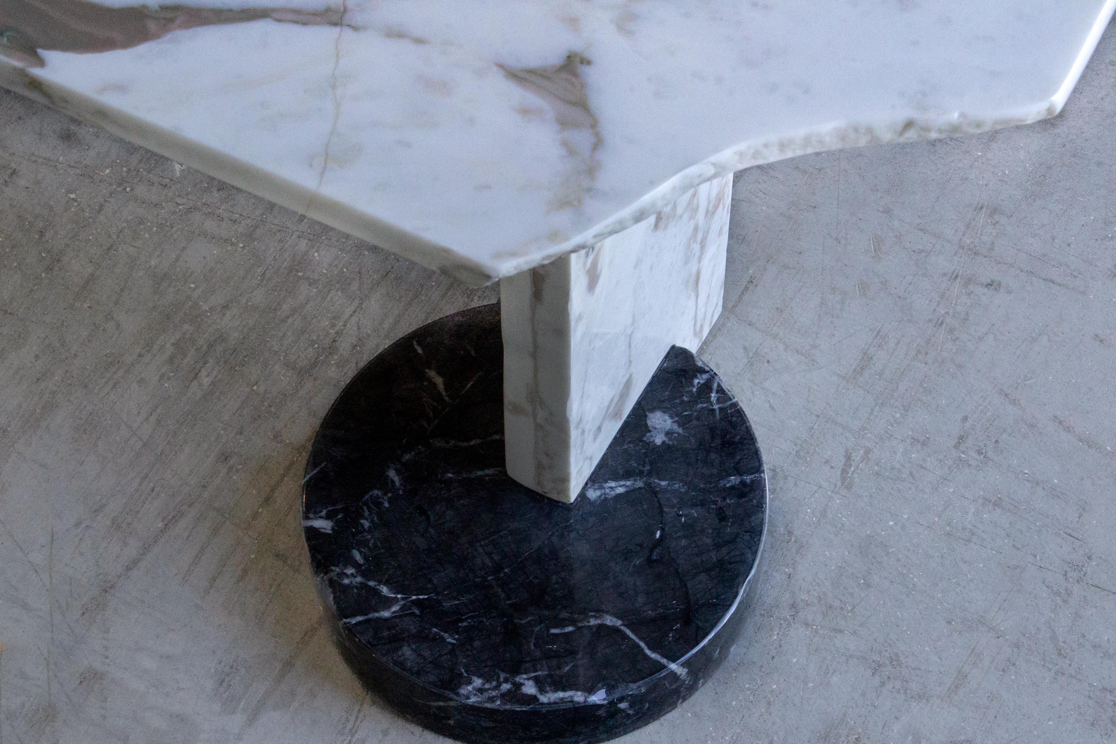 Post-Modern SST022 Side Table by Stone Stackers For Sale
