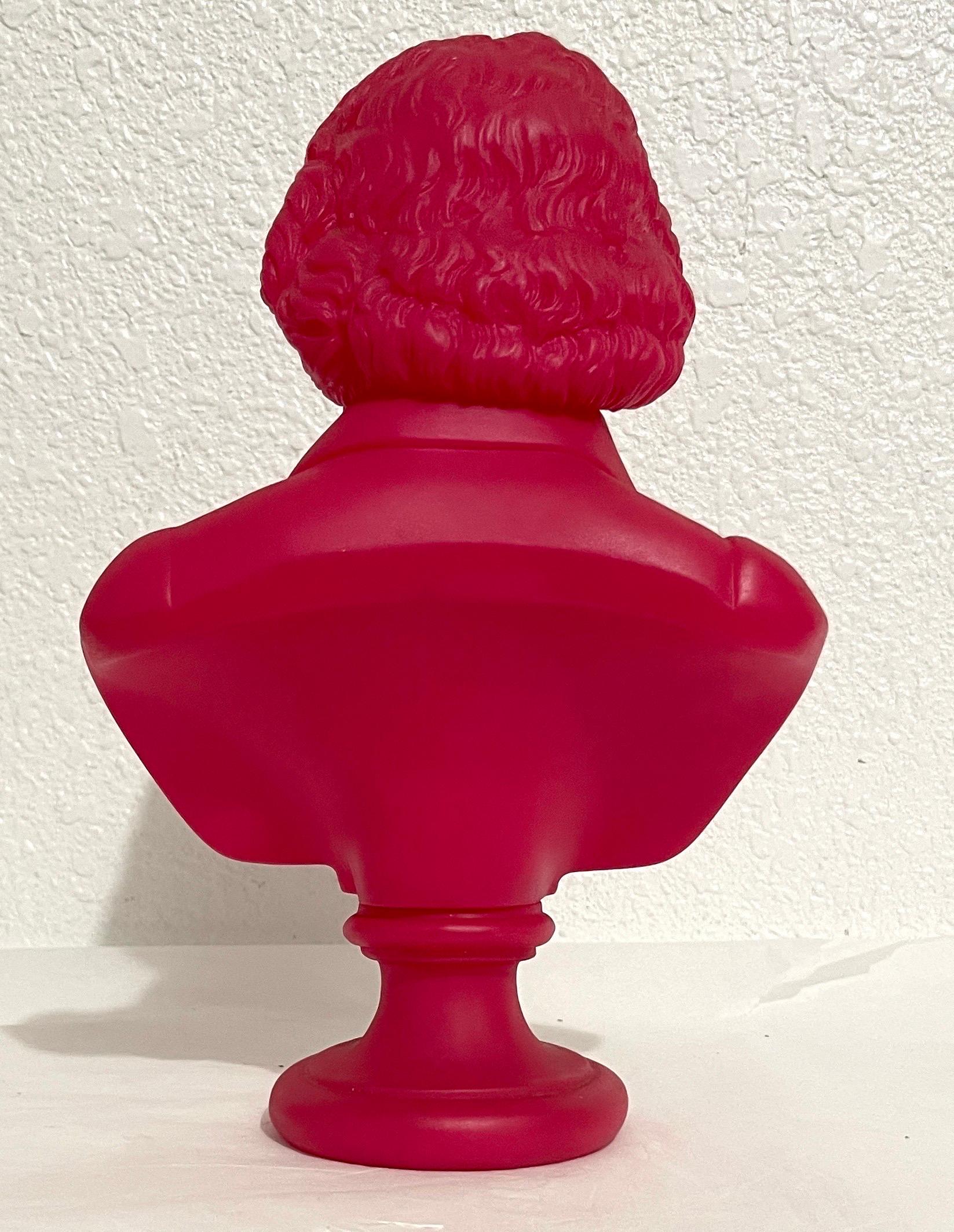 Rare Pink Apethoven Vinyl Adult Toy Ape Sculpture Bust SSUR Beethoven Medicom For Sale 4