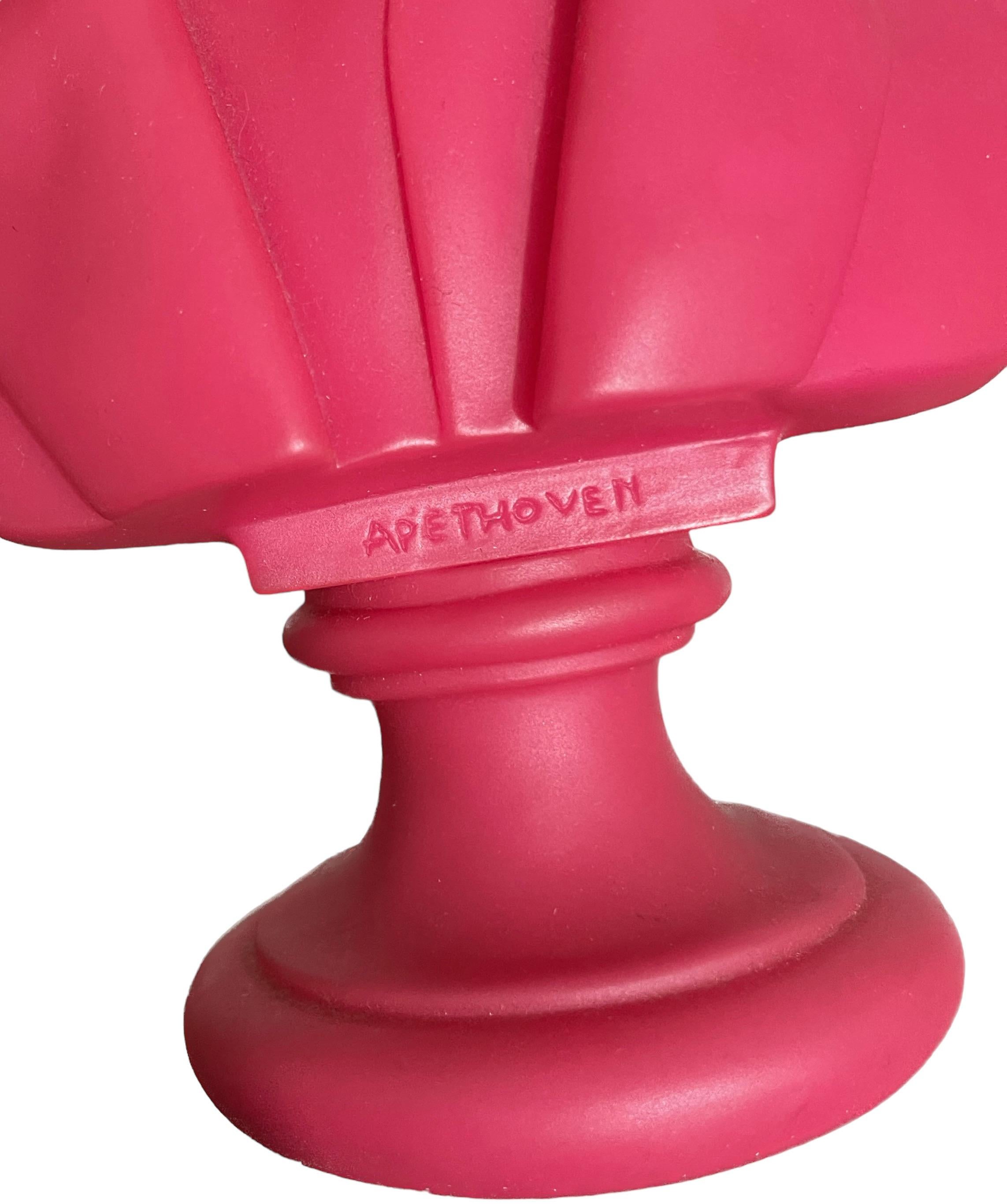 Rare Pink Apethoven Vinyl Adult Toy Ape Sculpture Bust SSUR Beethoven Medicom For Sale 5