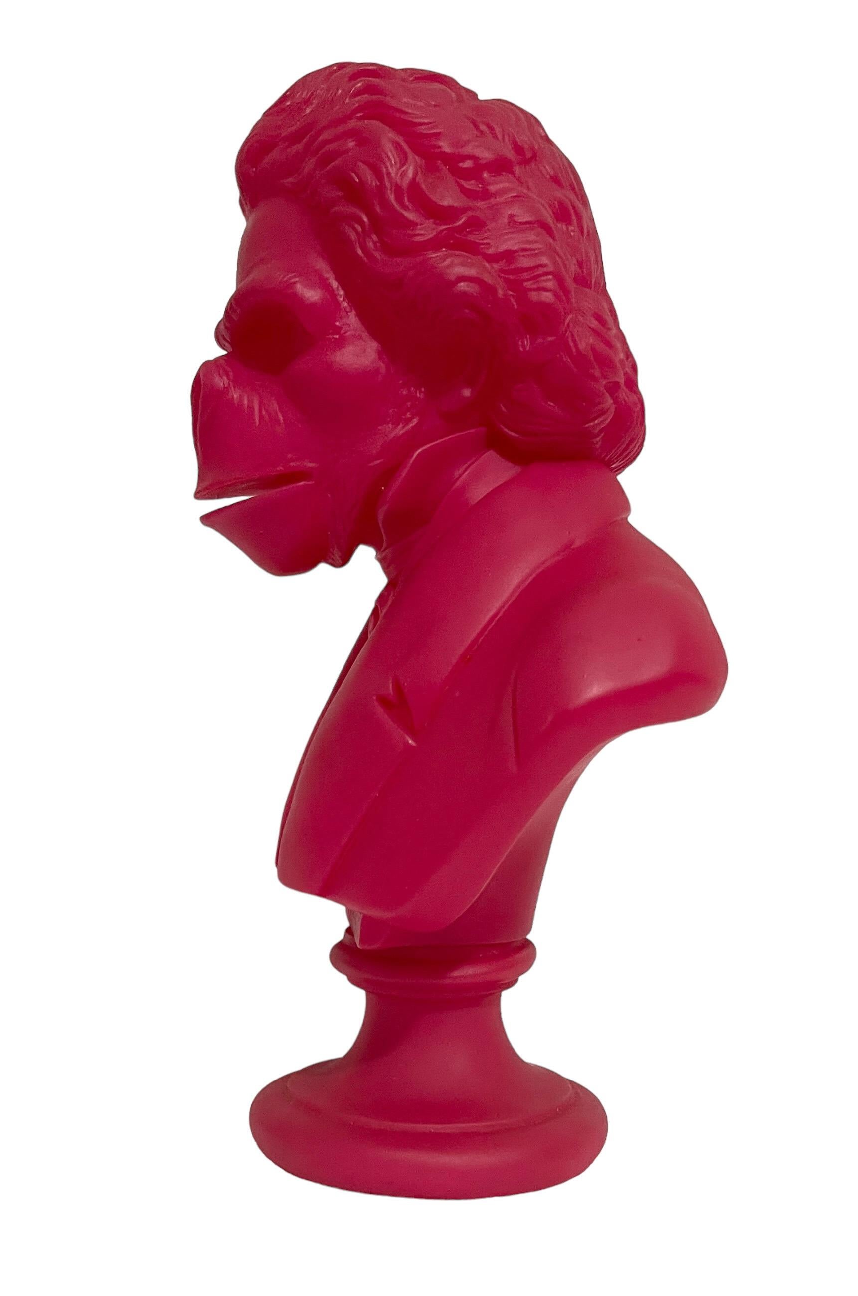 Rare Pink Apethoven Vinyl Adult Toy Ape Sculpture Bust SSUR Beethoven Medicom For Sale 6