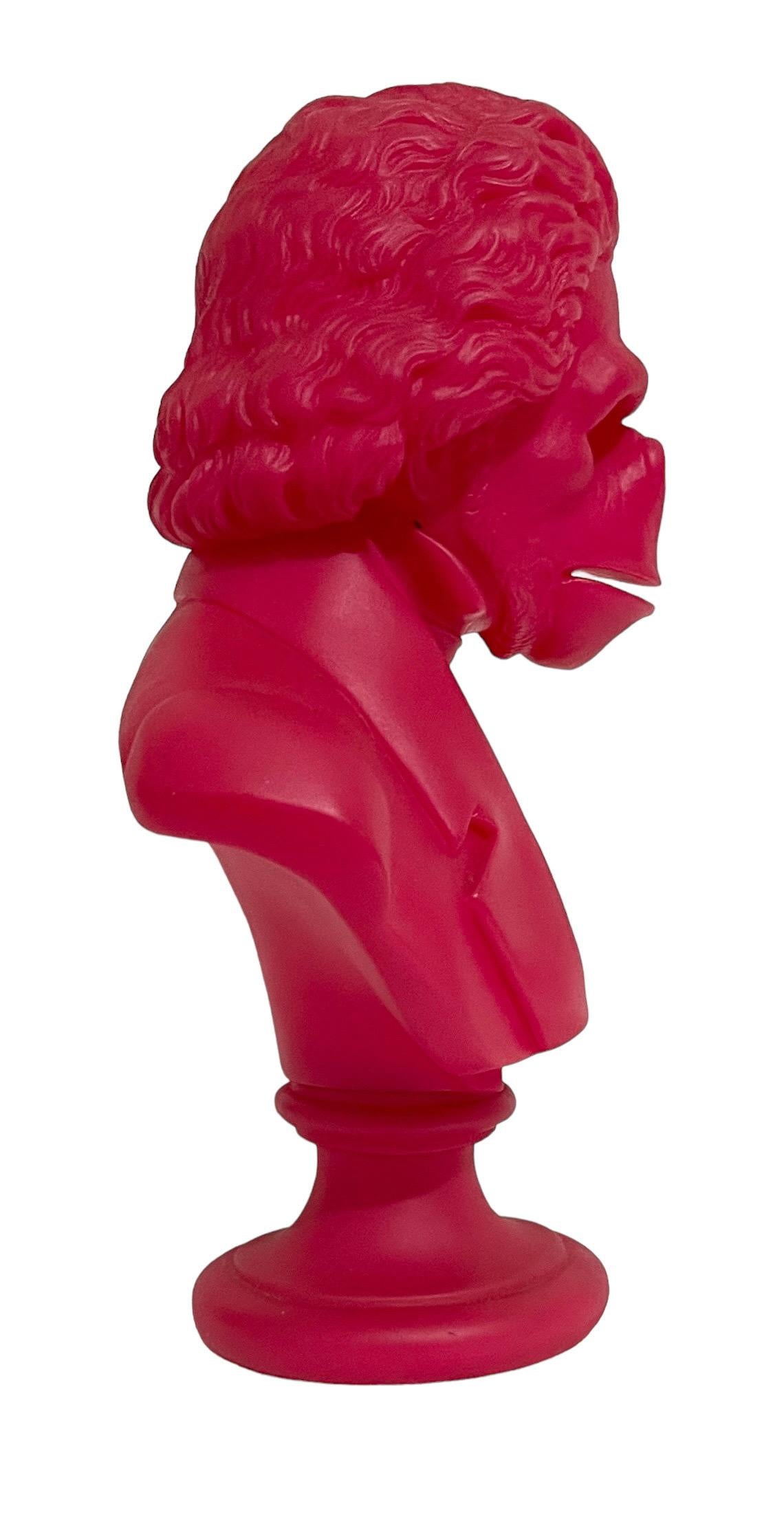 Rare Pink Apethoven Vinyl Adult Toy Ape Sculpture Bust SSUR Beethoven Medicom For Sale 8