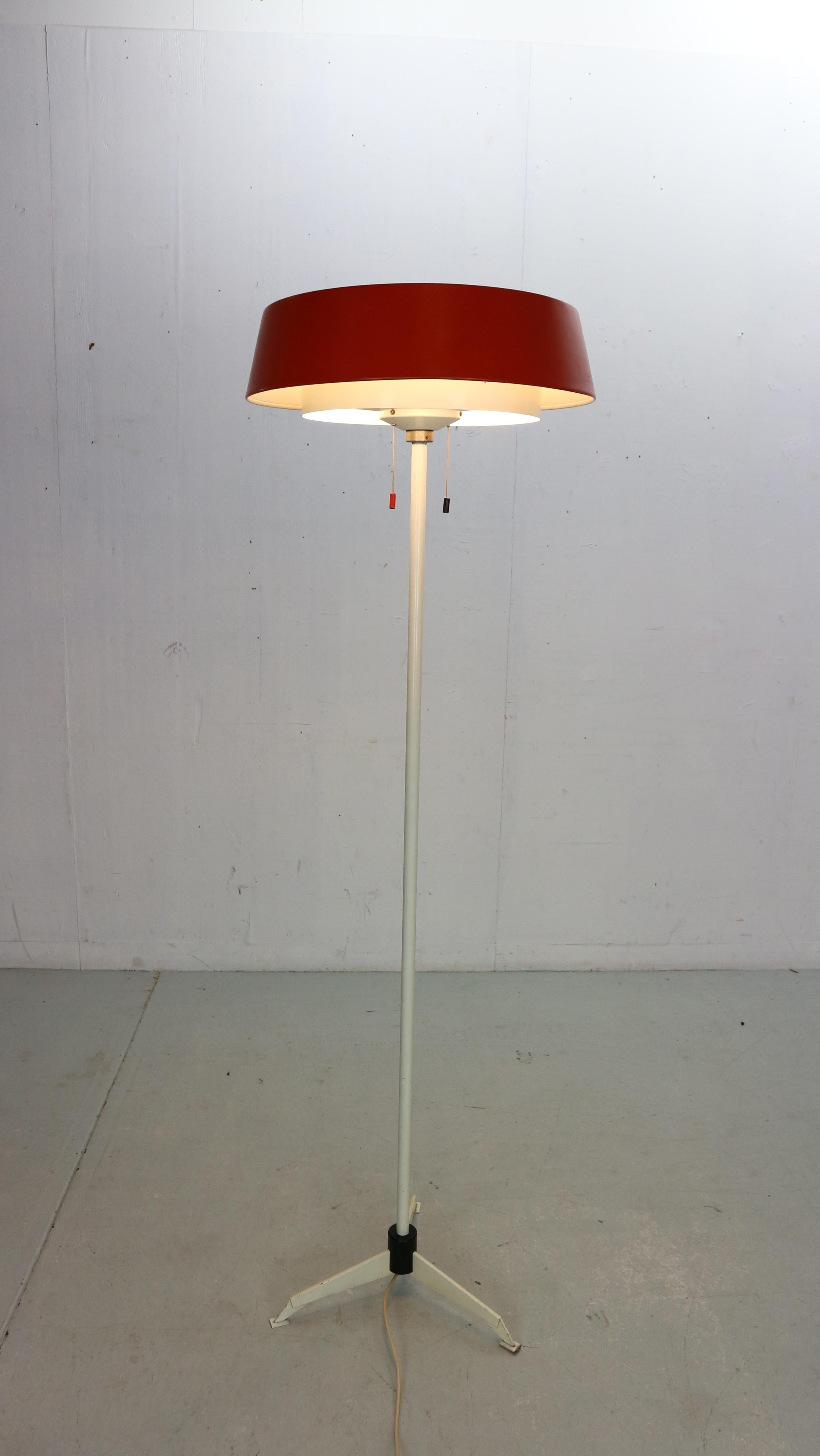 ST 7128 Floor Lamp by Niek Hiemstra for Evolux, Netherlands, 1950s 8