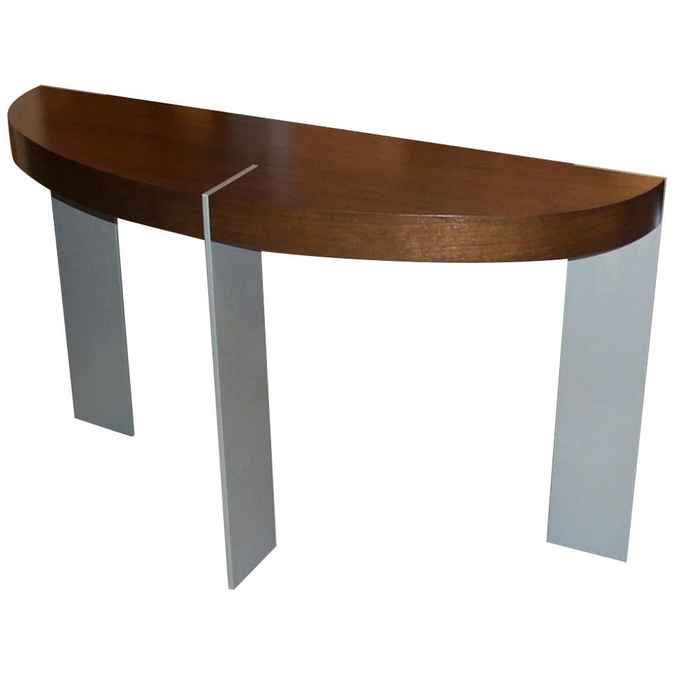 ST-91 Console Table with Metal Legs by Antoine Proulx For Sale