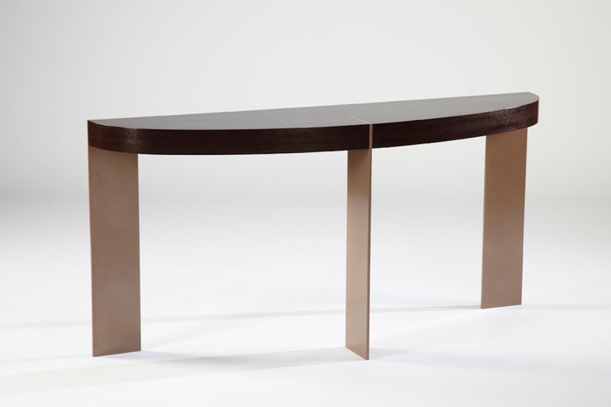 Modern ST-91 Console Table with Metal Legs by Antoine Proulx For Sale