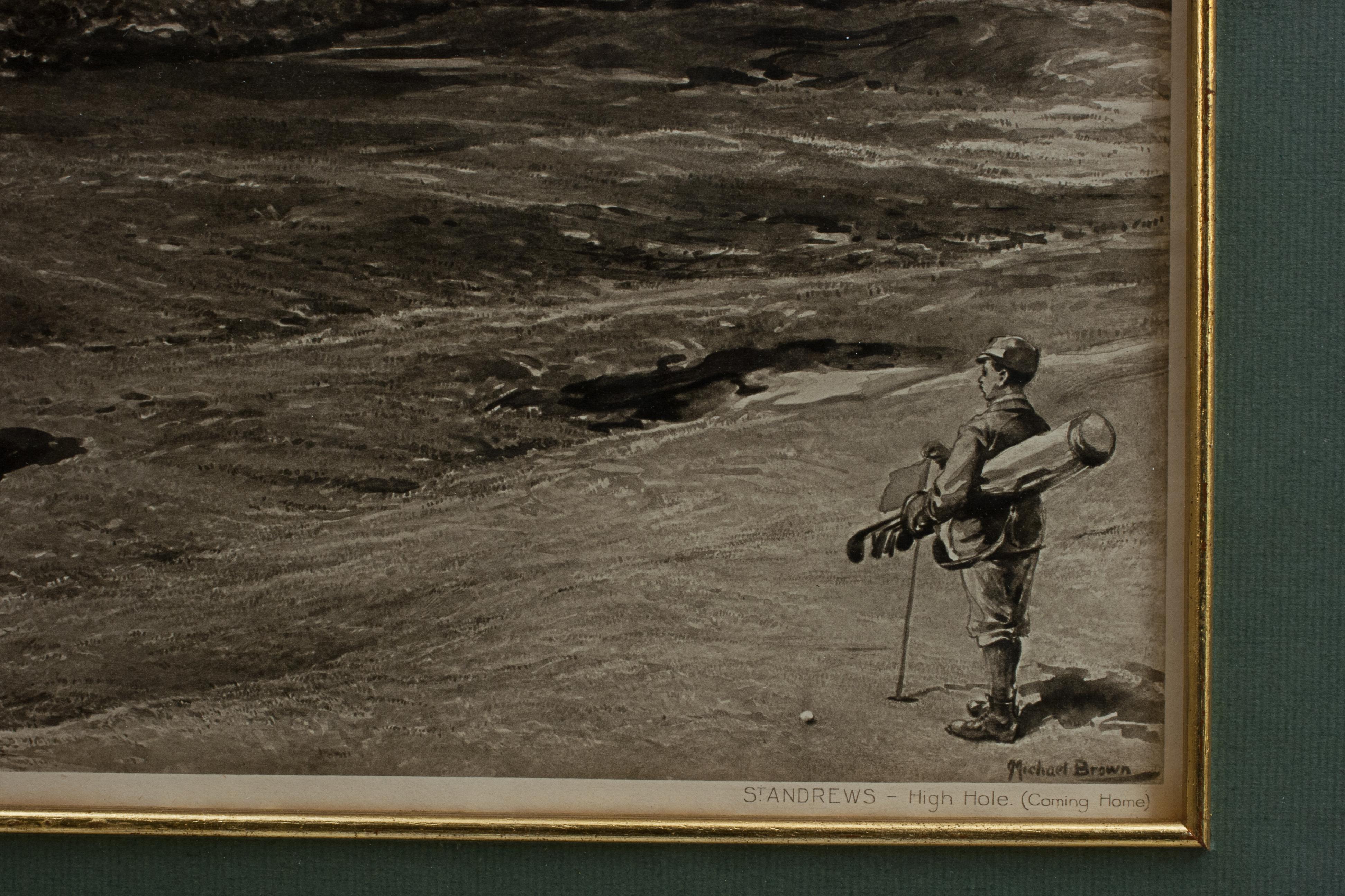Andrews, Life Association Print By Michael Brown Golf Print en vente 1