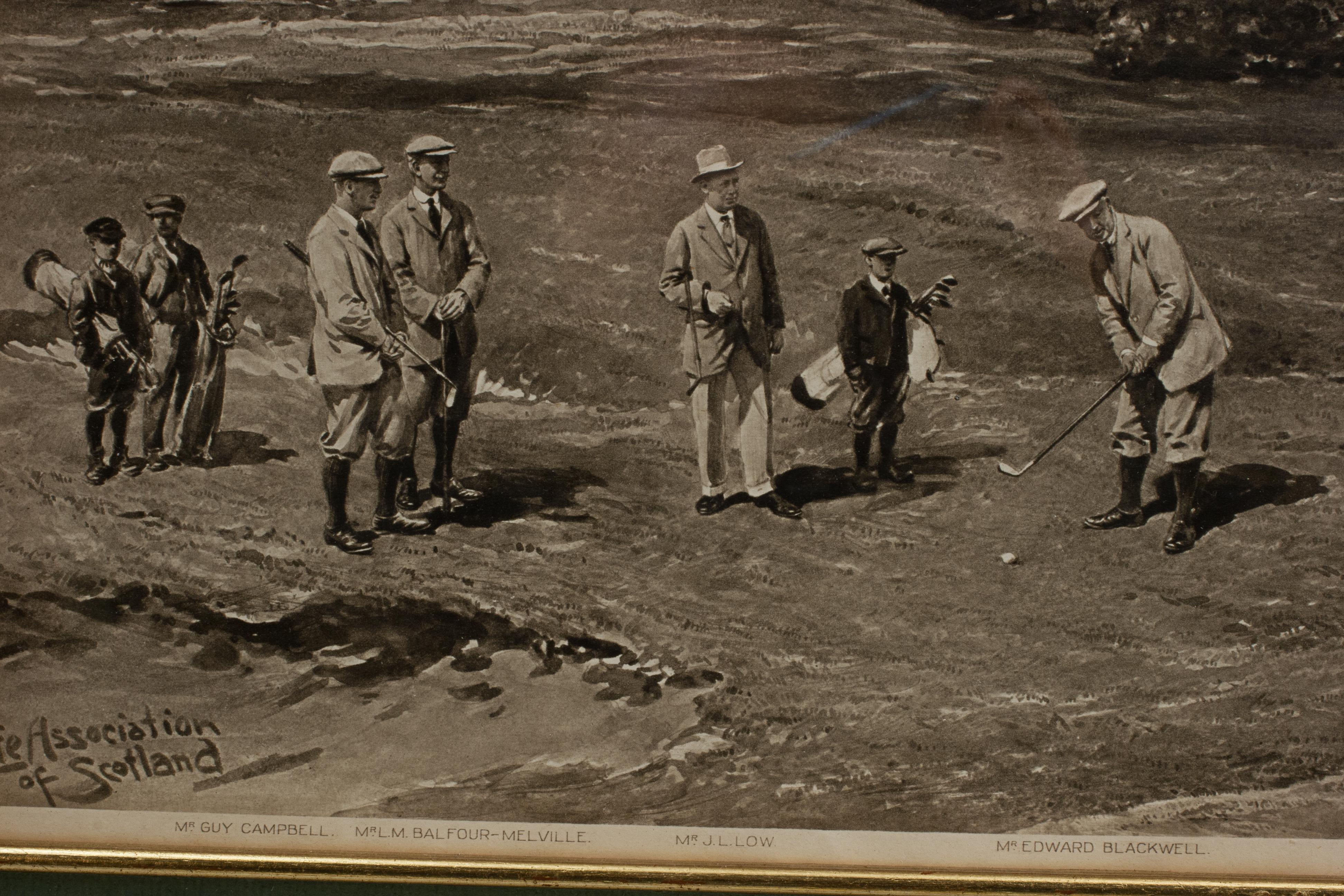 Andrews, Life Association Print By Michael Brown Golf Print en vente 2