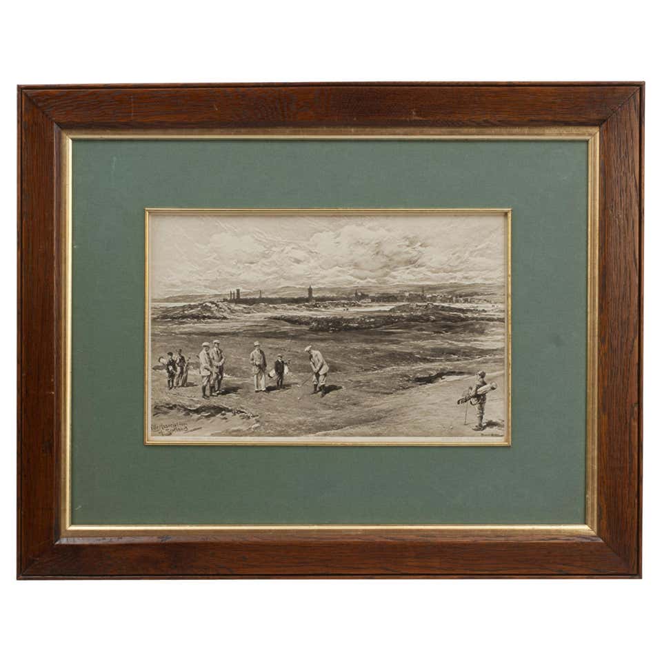 Signed St Andrews Golf Print, Bobby Jones For Sale at 1stDibs | bobby ...
