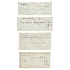 Antique St Andrews, Royal and Ancient Golf Club Paper Receipt