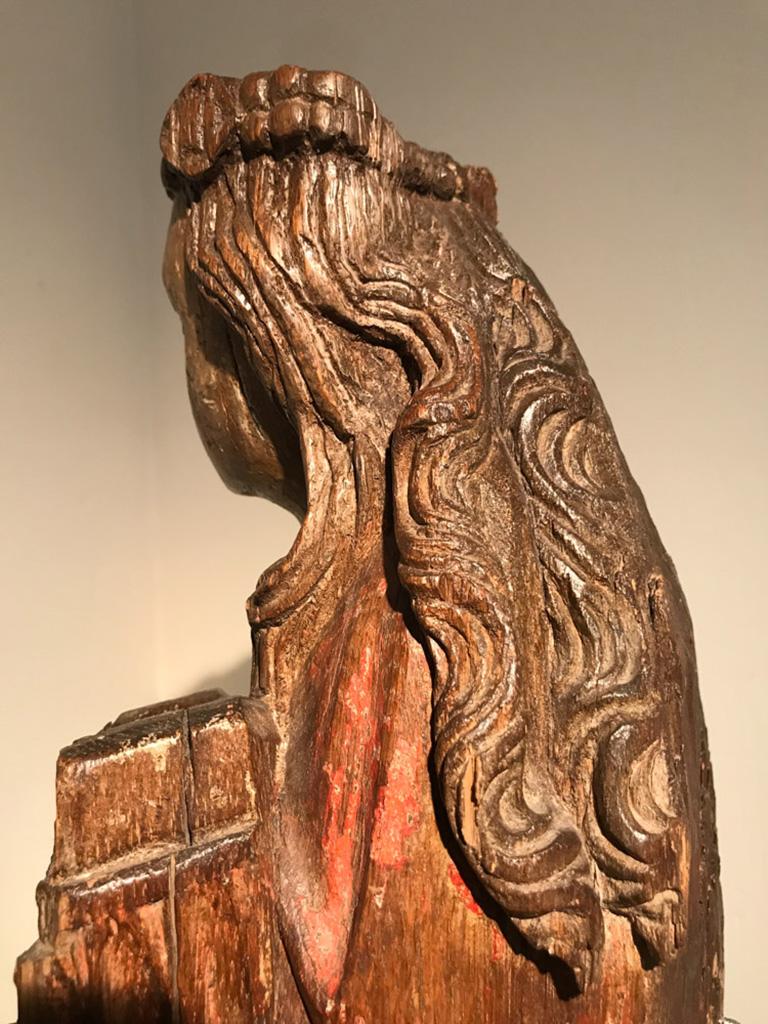 St. Barbara Sculpture, the Netherlands, 1480s For Sale 7