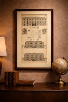 St Bartholomew’s Hospital London, Plans & Elevations, Cole, c.1755