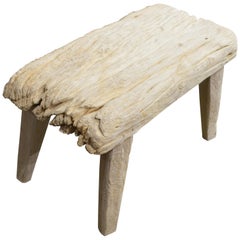 St. Barts Erosion Teak Wood Bench