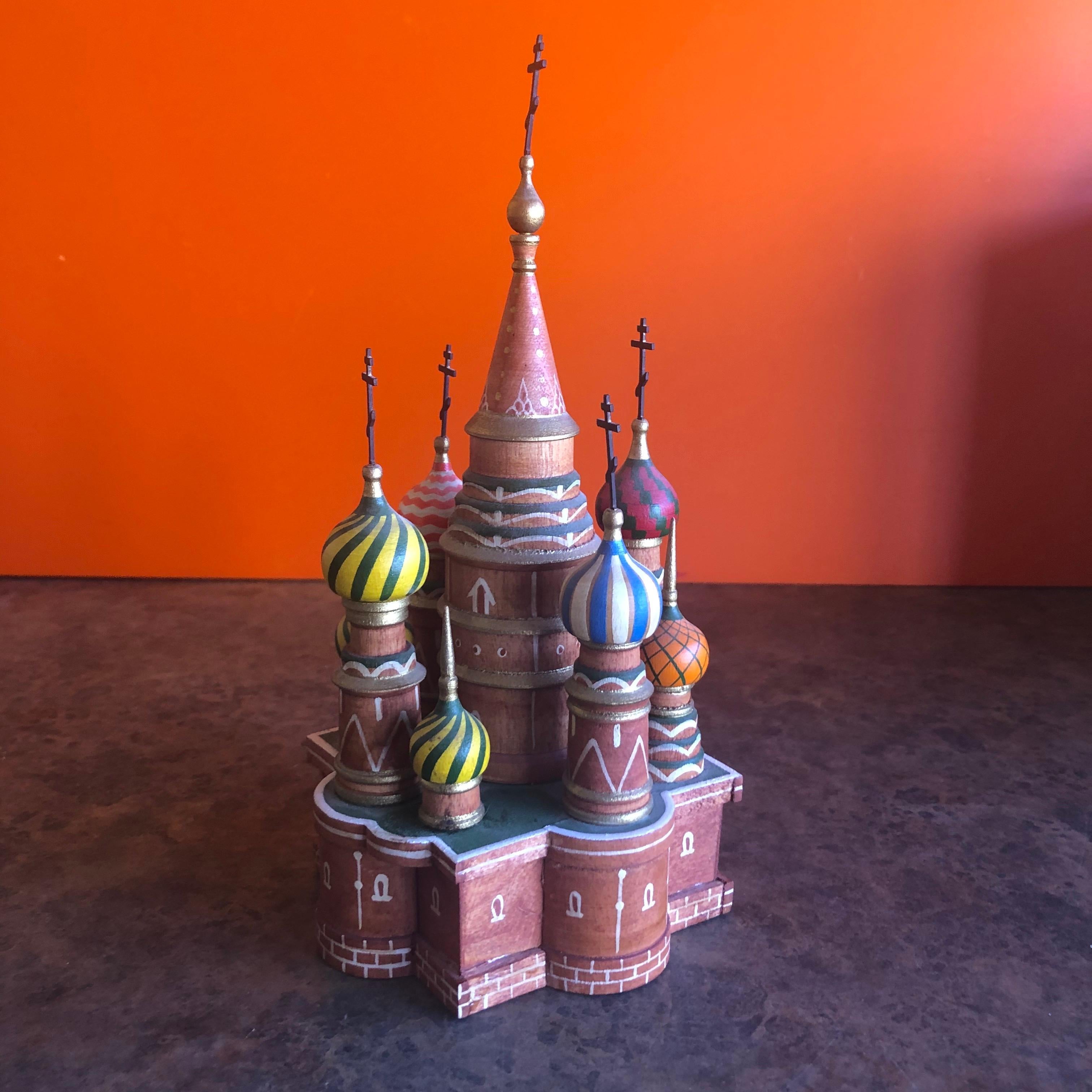 Russian St. Basil's Cathedral Sculpture / Model