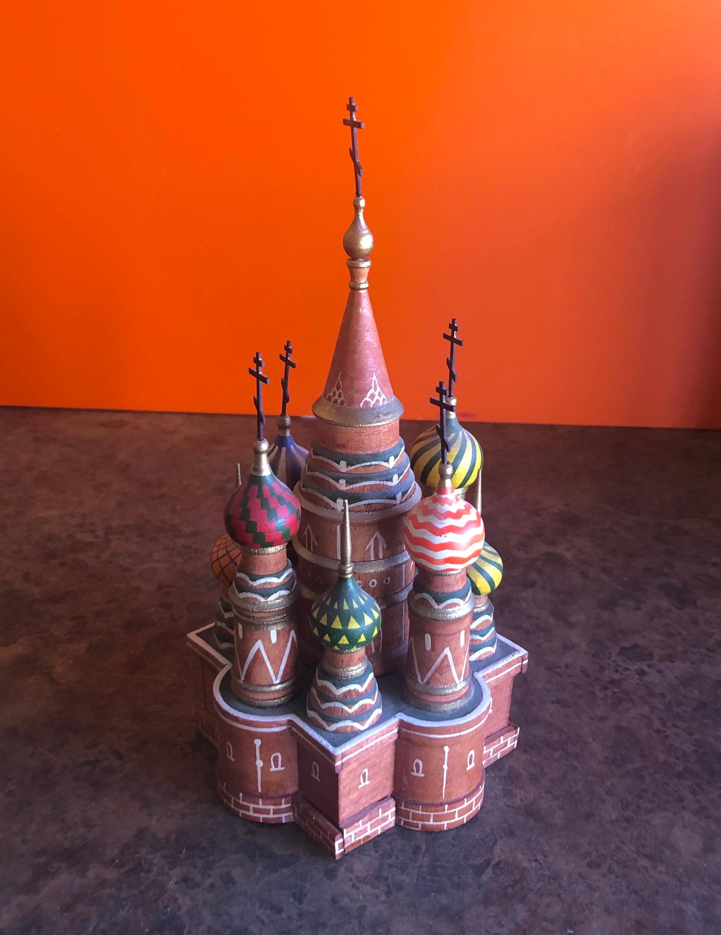 20th Century St. Basil's Cathedral Sculpture / Model