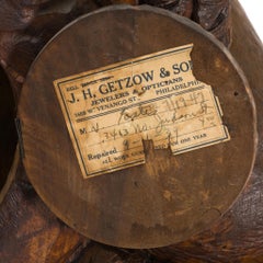 St. Bernard Black Forest Mantle Clock