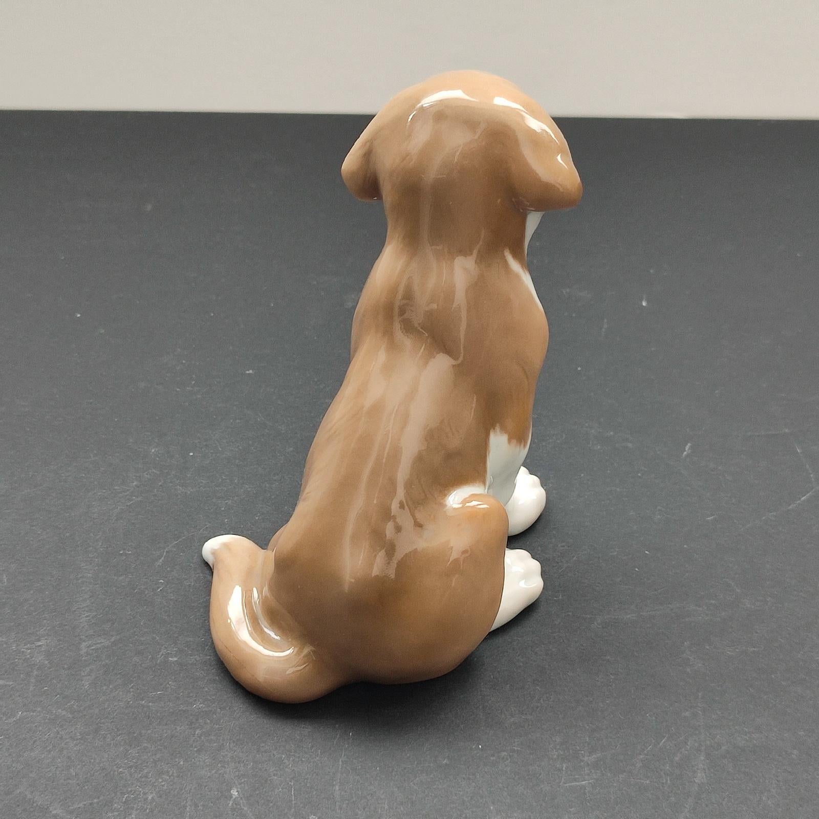 St. Bernard Puppy, Bing & Grondahl Dog Figurine No. 1926, Free Shipping In Good Condition For Sale In Bochum, NRW