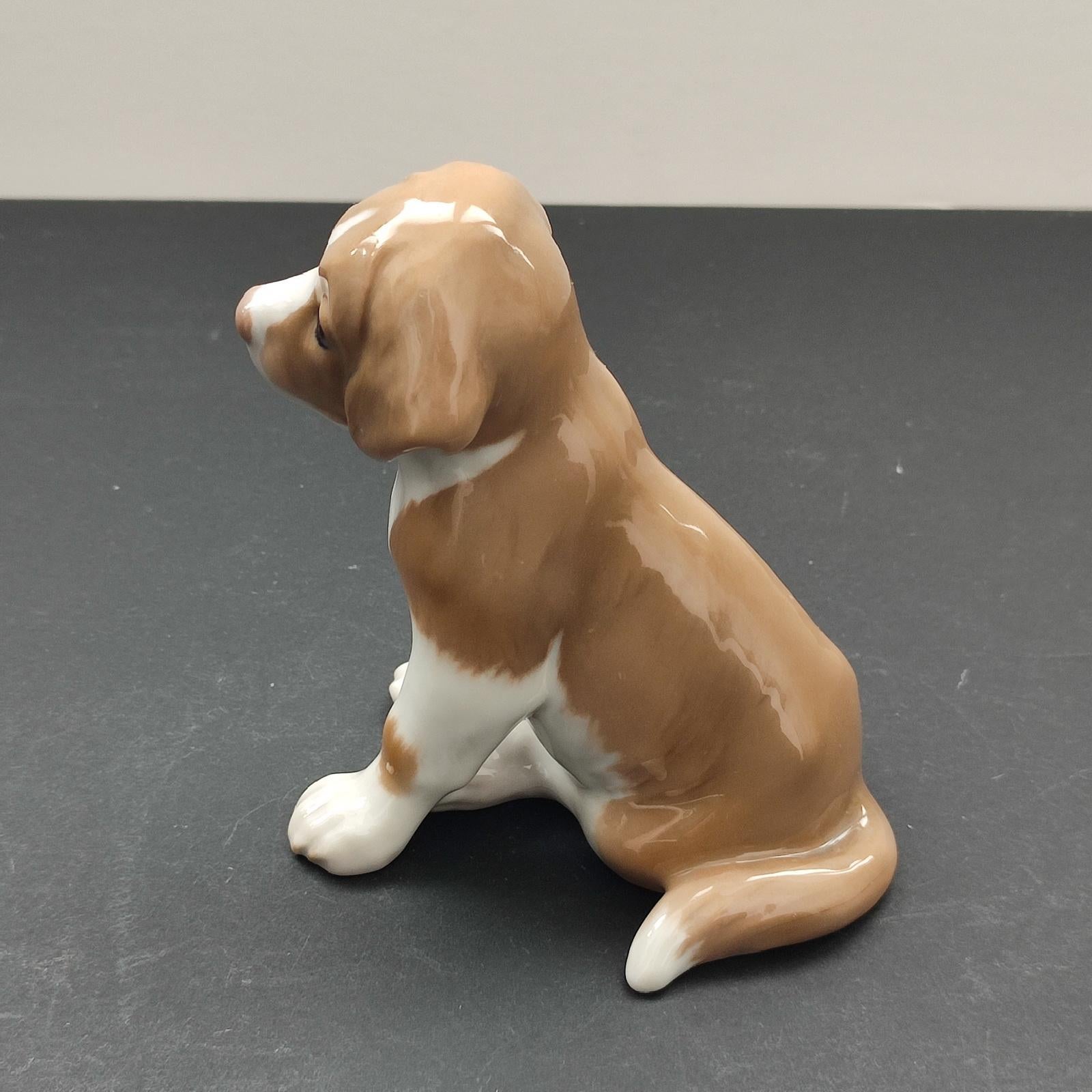 St. Bernard Puppy, Bing & Grondahl Dog Figurine No. 1926, Free Shipping In Good Condition For Sale In Bochum, NRW