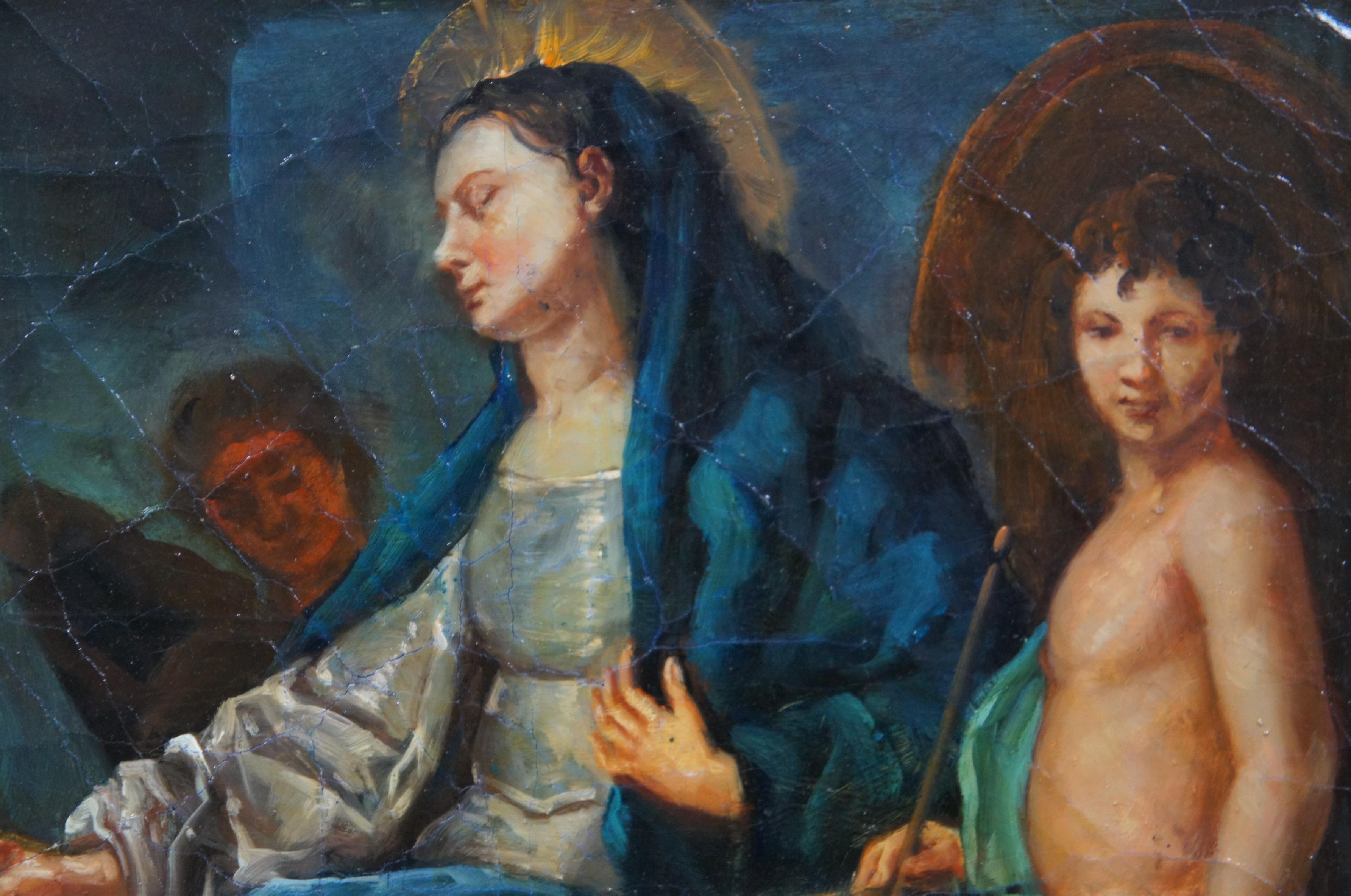San Buenaventura recibiendo el Estandarte de la Virgen Después de Francesco Solimena 38