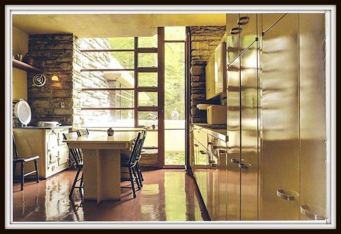 American St. Charles Mid-Century Modern Steel Kitchen Cabinet Set, Wall-Mount, Gray