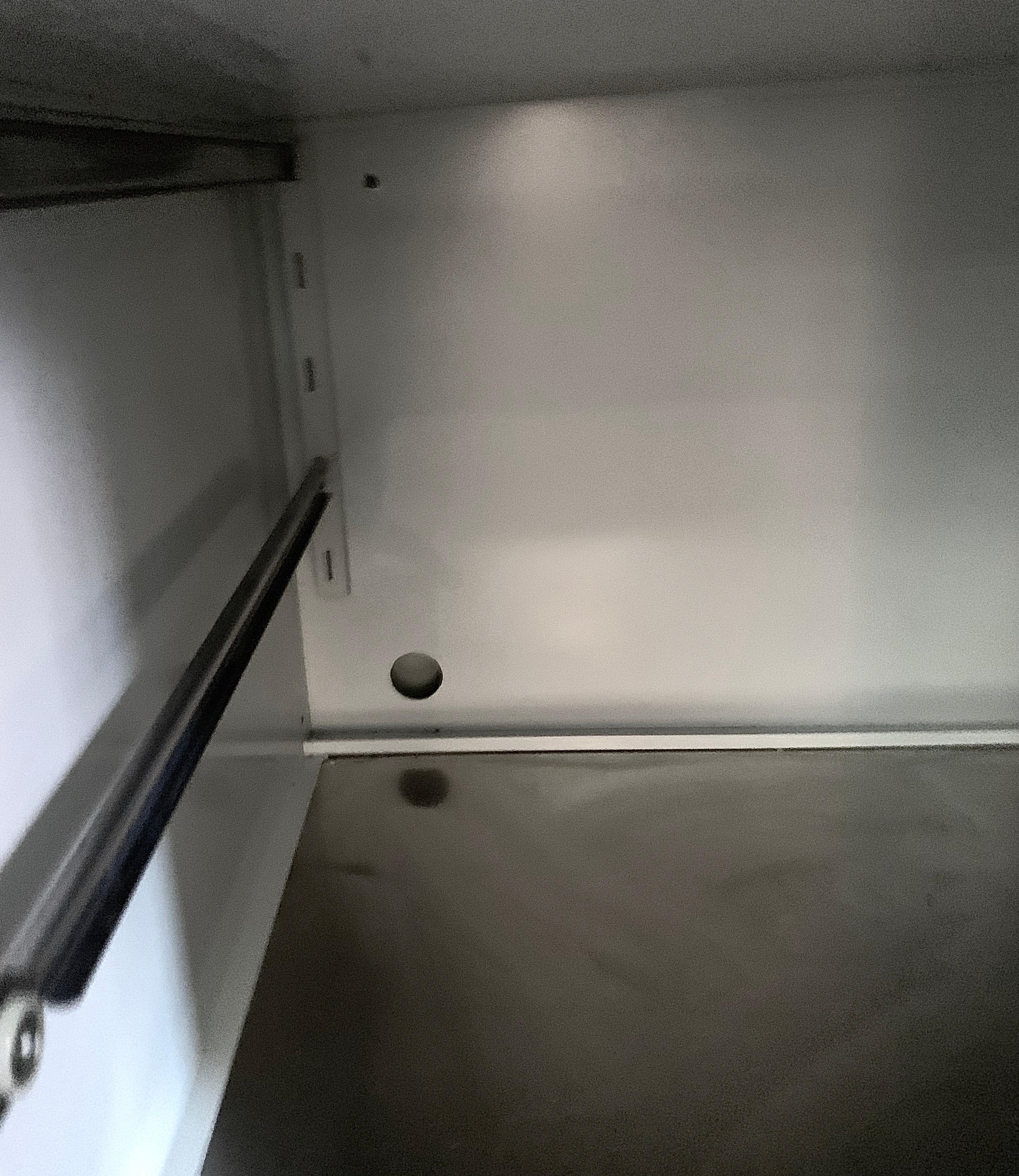 St. Charles MidCentury Modern Steel Kitchen Upper WallMount