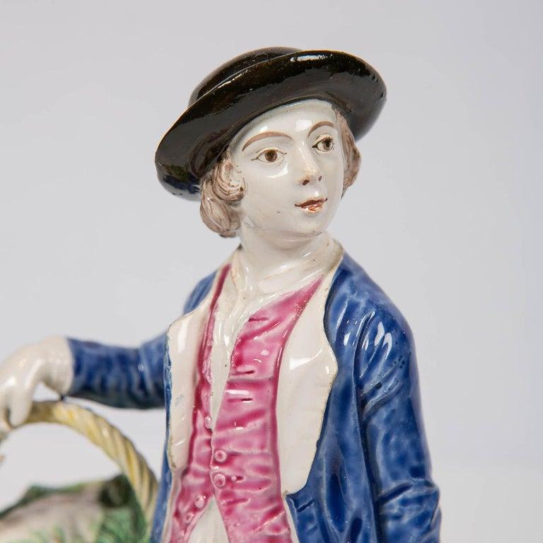 Provenance: From the collection of William and Marilyn (Milton) Simpson. Marilyn Simpson was a grandchild of John D. Rockefeller Jr. The paper label on the underside of the figure states: 
Saint Clément by-Cyffle c.1775 Parke-Bernet March 1957.
The
