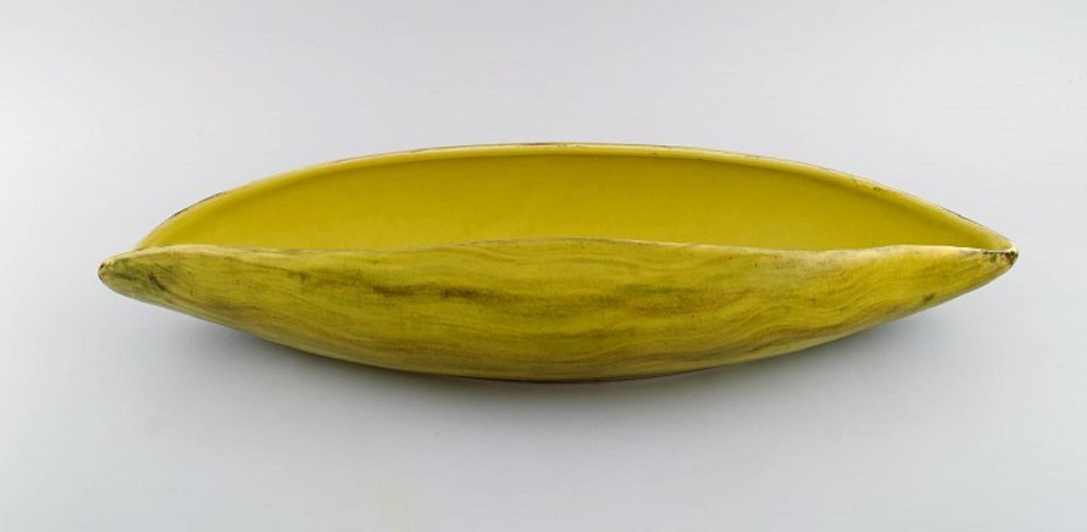 20th Century St. Clement, France, Colossal Organically Shaped Bowl, Mid-20th C For Sale