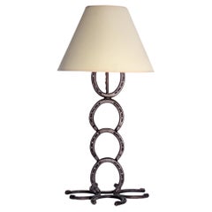  Iron Horseshoe Table Lamp