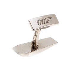 S.T. Dupont 007 Casino Royale Silver Tone Cufflinks
