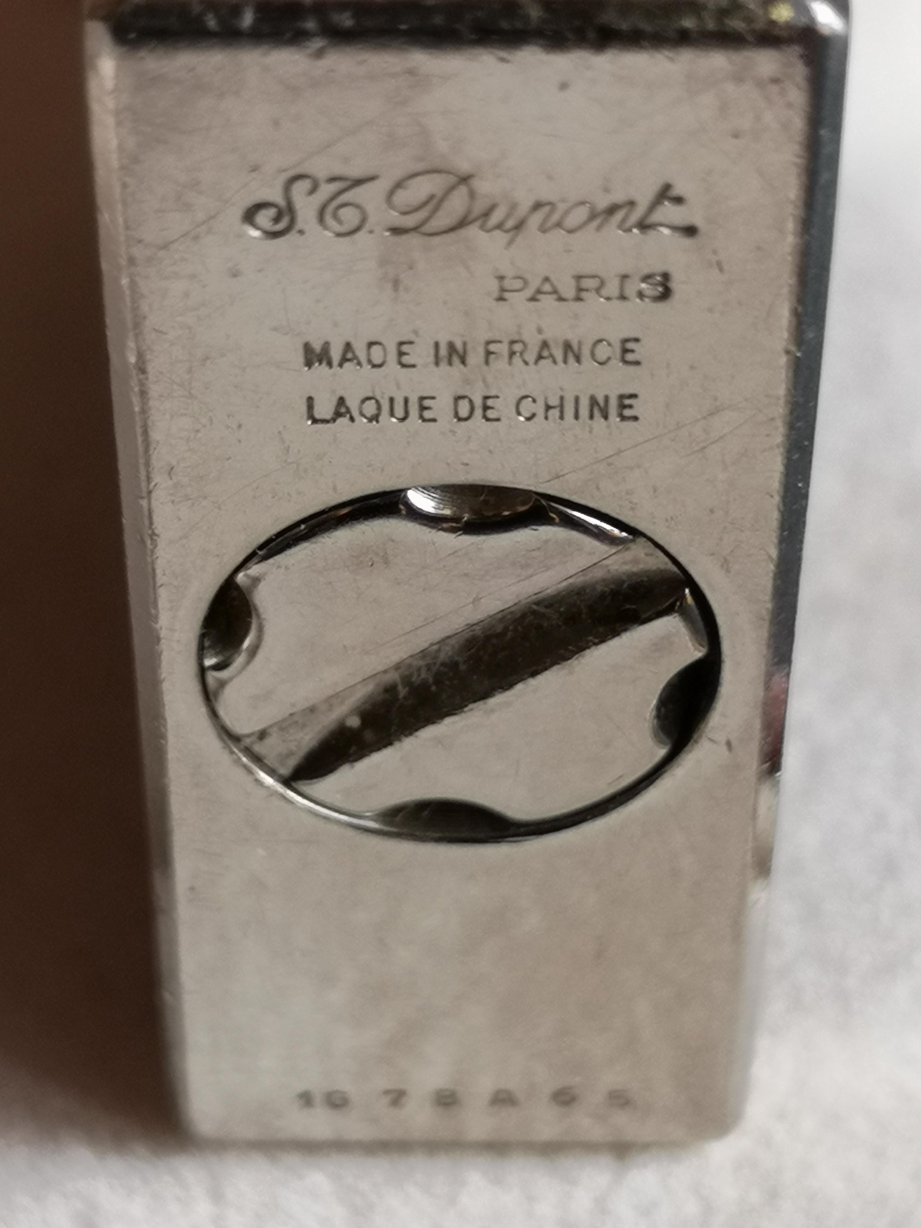 S.T. Dupont accendino Urban Lighter Hammer - Laque Noir Palladium - Lacca Cinese 11