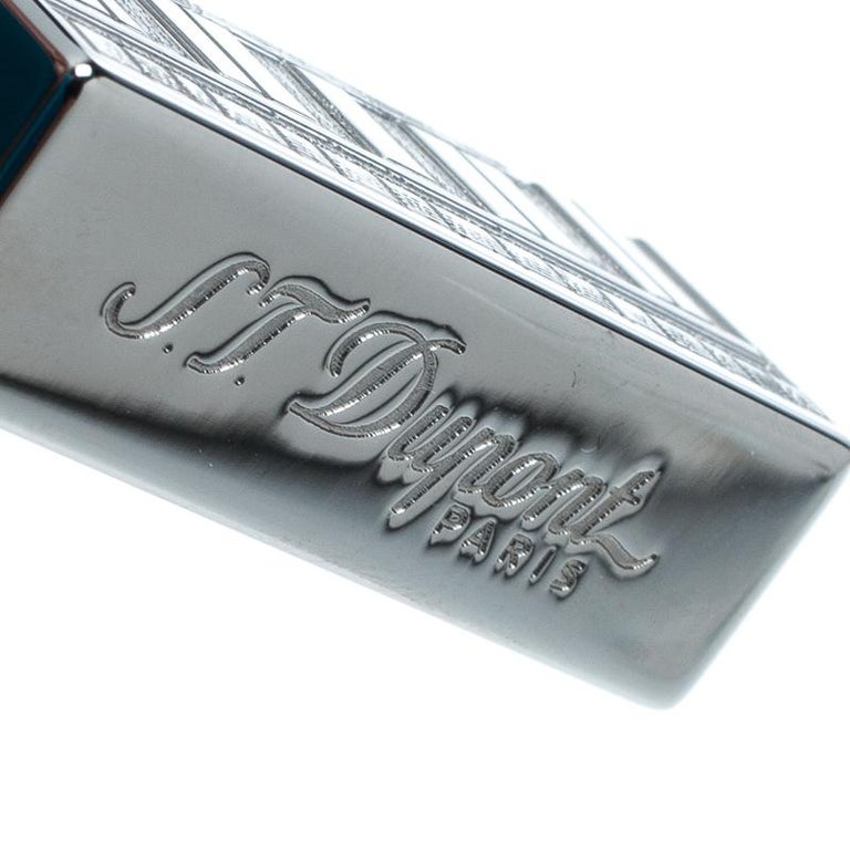 ST Dupont Art Deco Ligne 2 Textured Palladium Finish Limited Edition