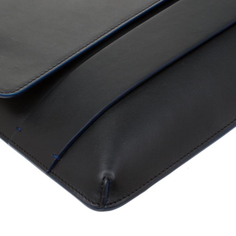 S.T. Dupont Black Leather Sleeve Slim Pochette 5