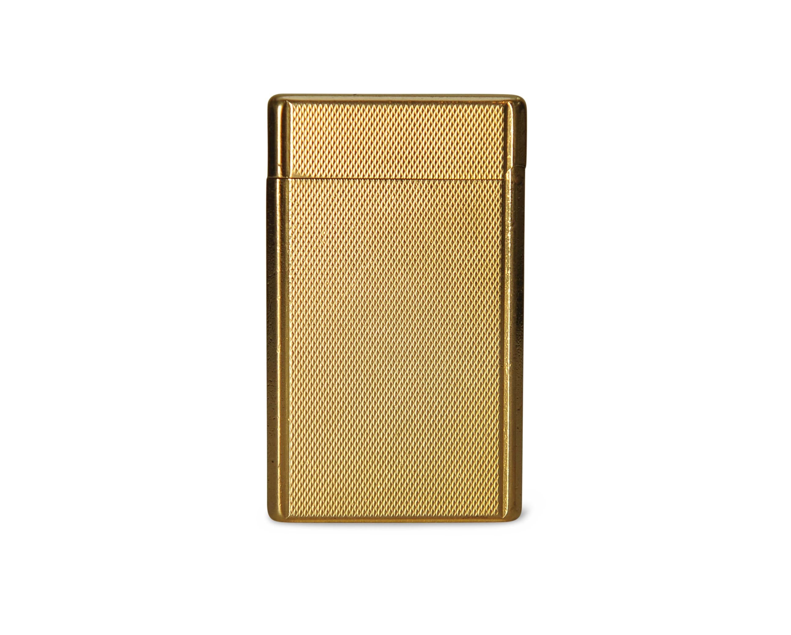 S. T. Dupont Classic 18ct Gold Plated Ligne 1 Large Lighter & DuPont Box Serviced en vente 5