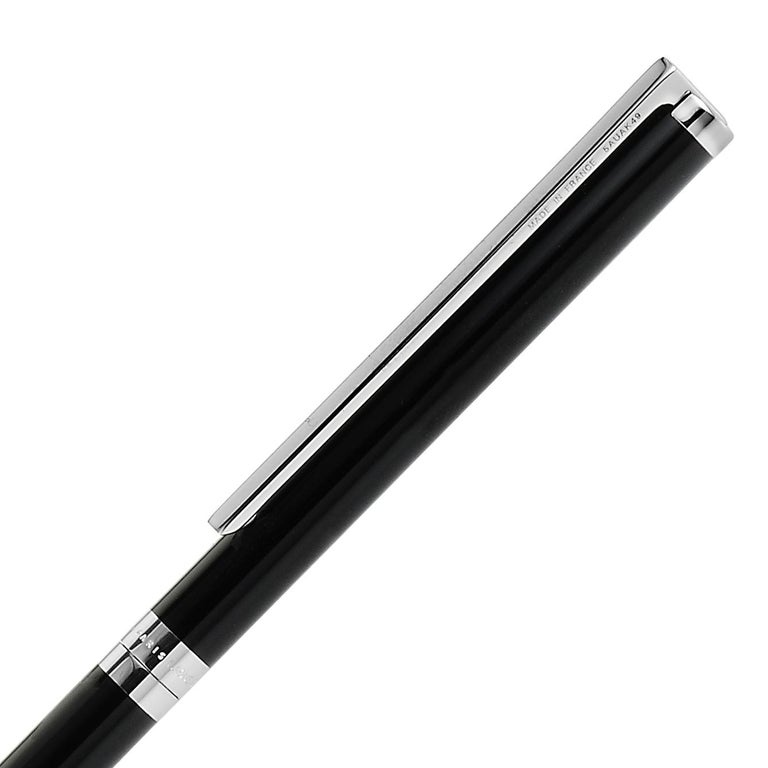 Stylo Dupont Line Black Laquer & Palladium - Roller Neuf Avec étiquettes