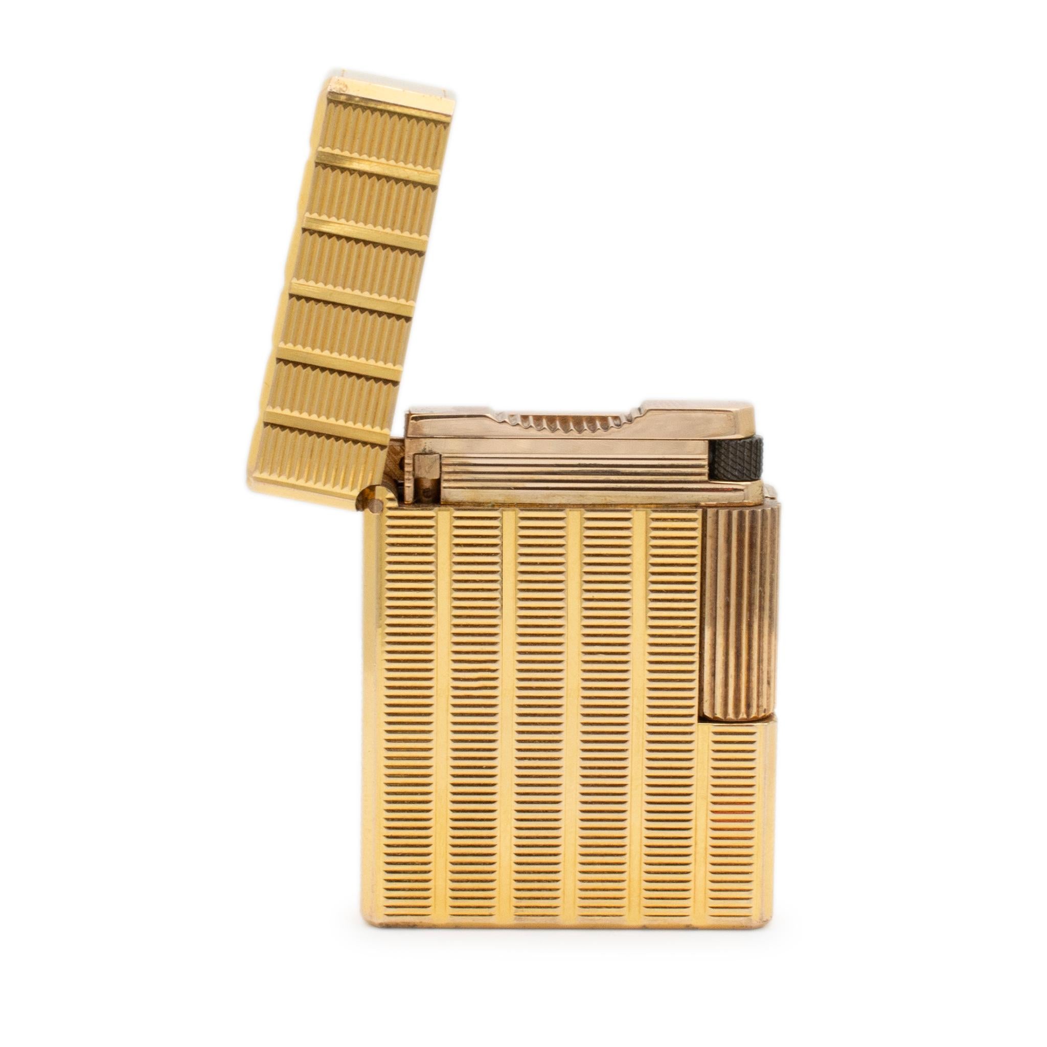 dupont damen feuerzeug gold