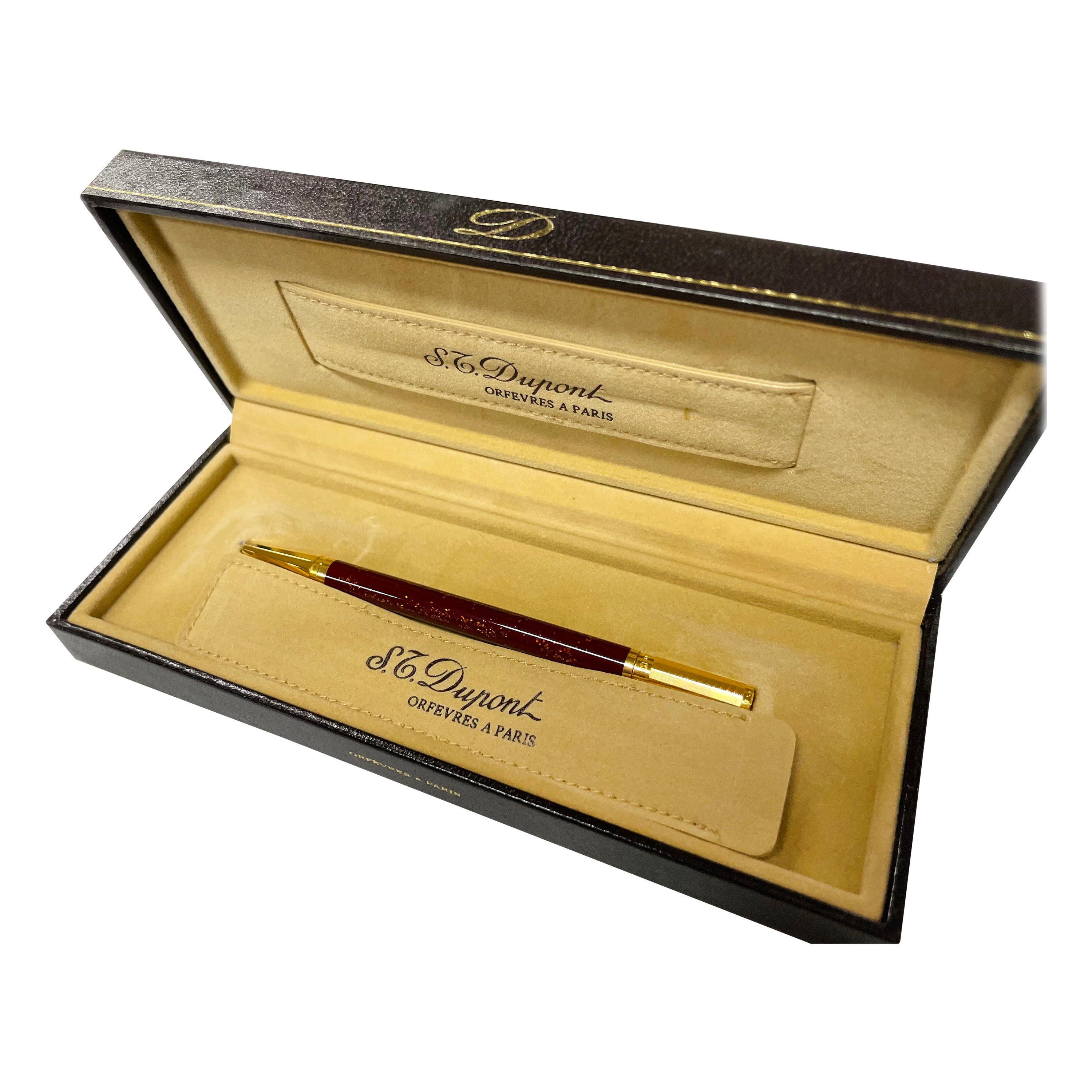 S.T. Dupont Gold-Plated Ballpoint Pen