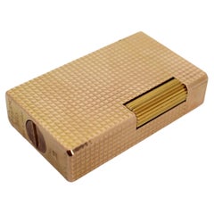 S.T. Dupont Gold-Plated Ligne 1 Lighter, Paris, c.1970s