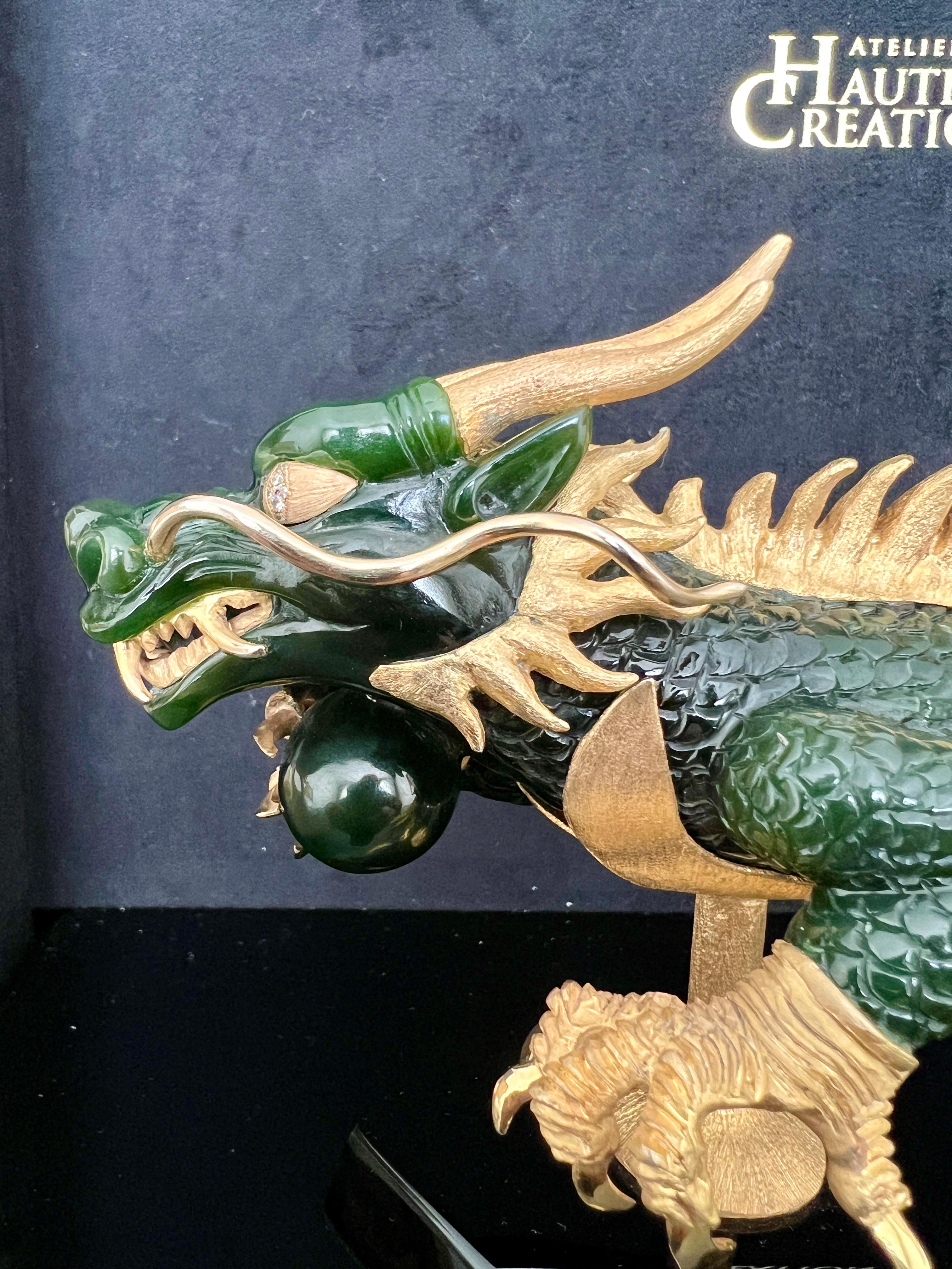 S.T. Penna Dupont Haute Création Nephrite Il Drago Imperiale, pezzo raro n. 1/1 in vendita 4