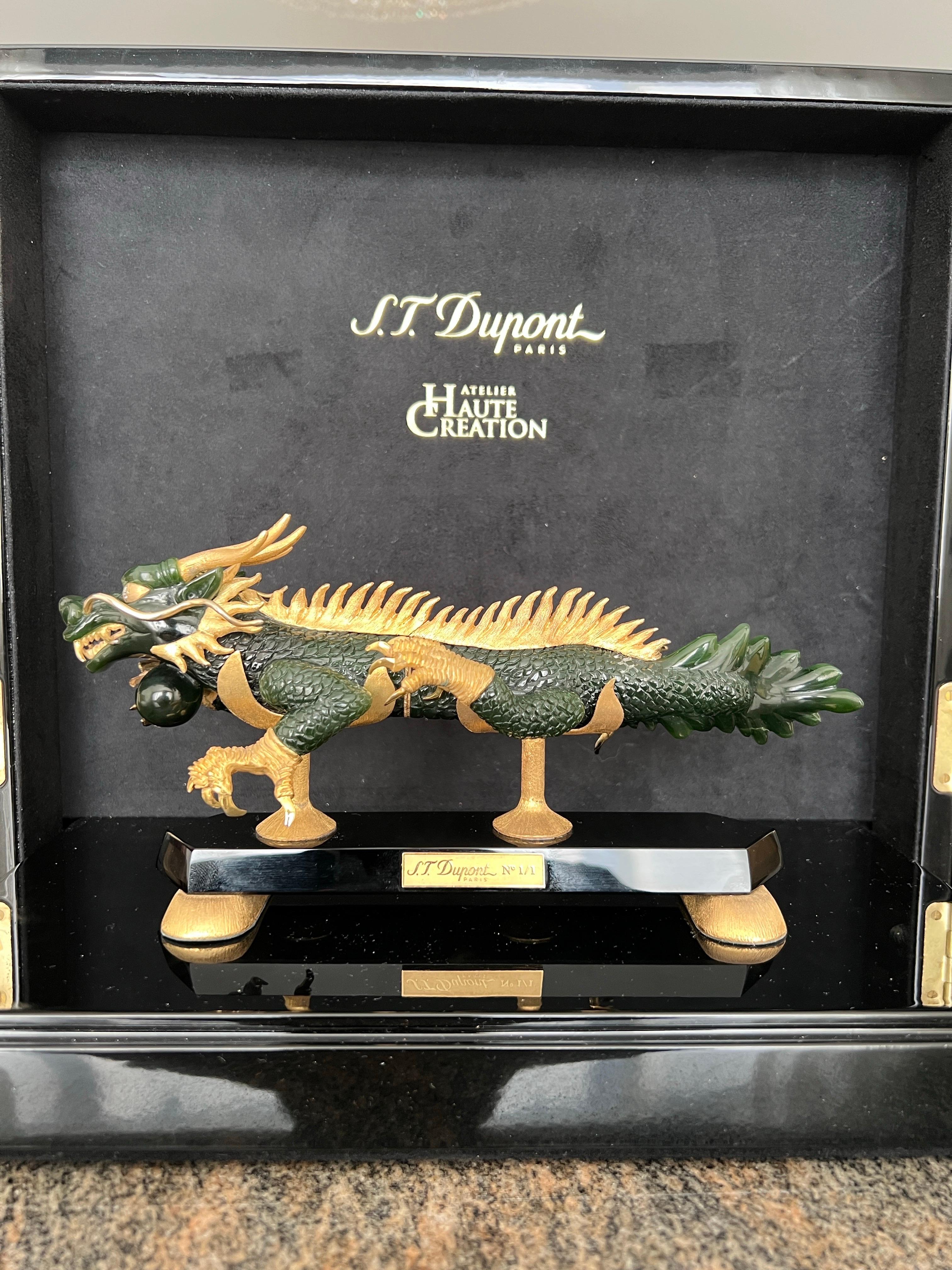 S.T. Penna Dupont Haute Création Nephrite Il Drago Imperiale, pezzo raro n. 1/1 in vendita 6