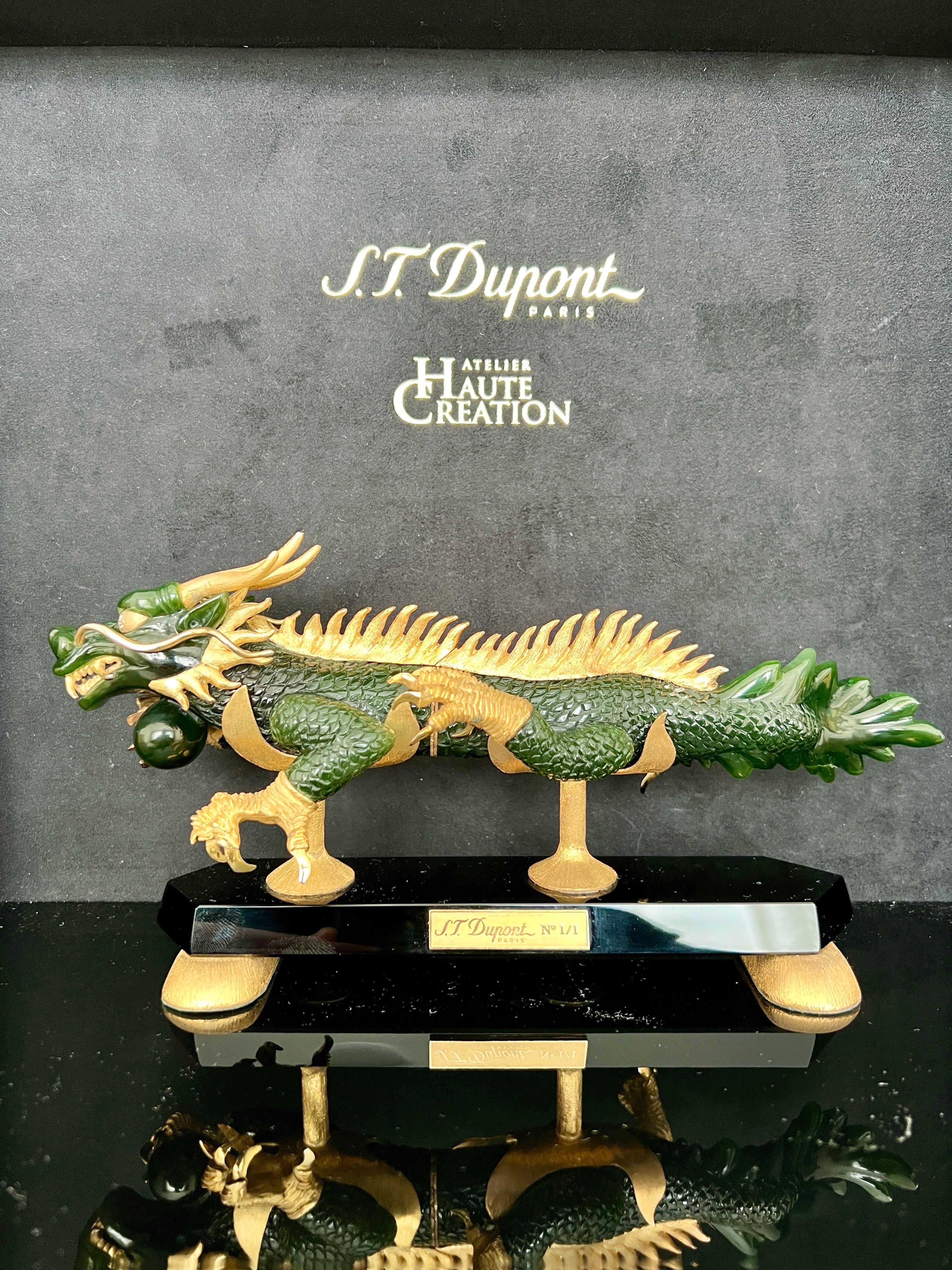 S.T. Penna Dupont Haute Création Nephrite Il Drago Imperiale, pezzo raro n. 1/1 in vendita 8