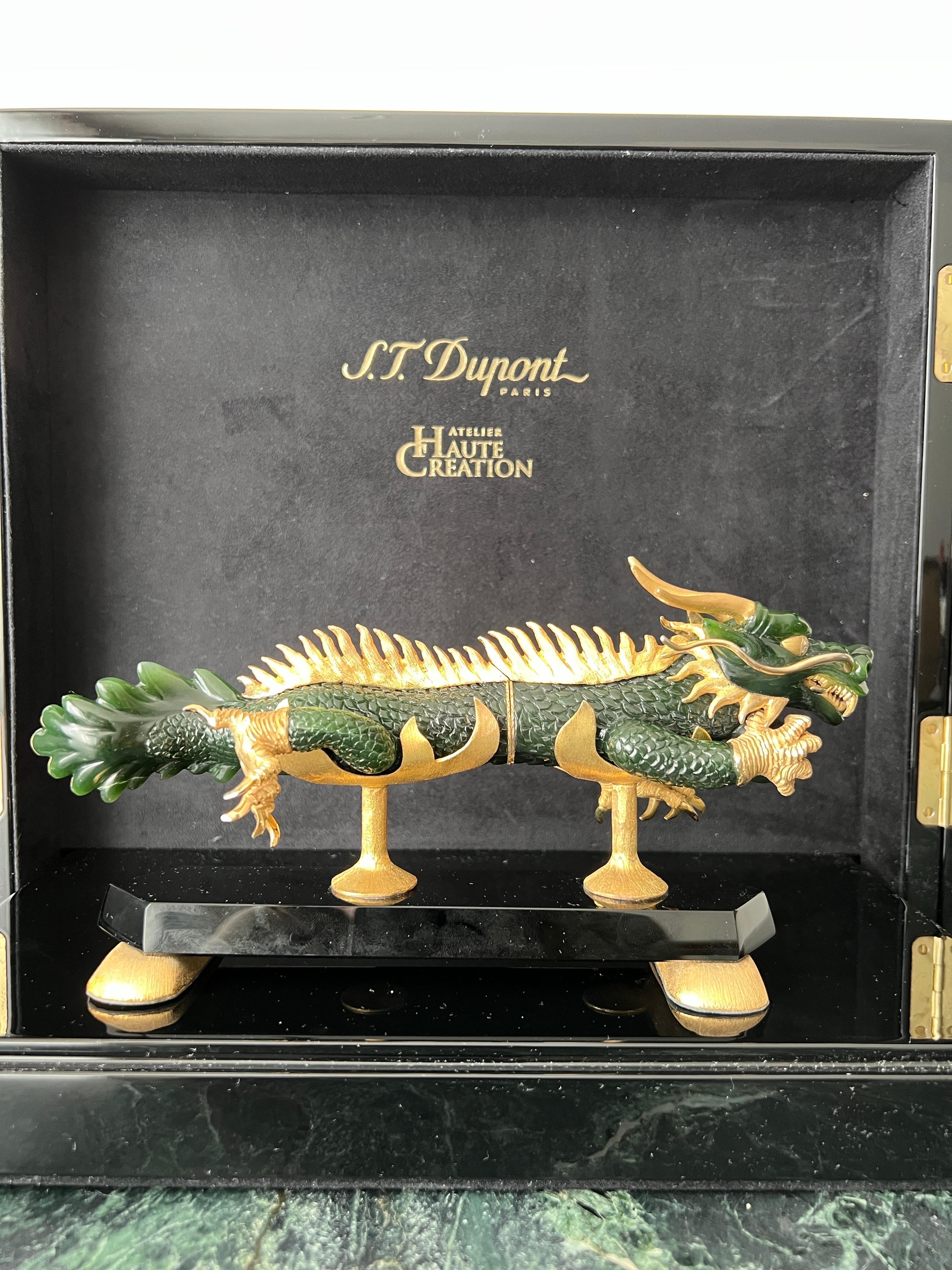 S.T. Penna Dupont Haute Création Nephrite Il Drago Imperiale, pezzo raro n. 1/1 in vendita 2