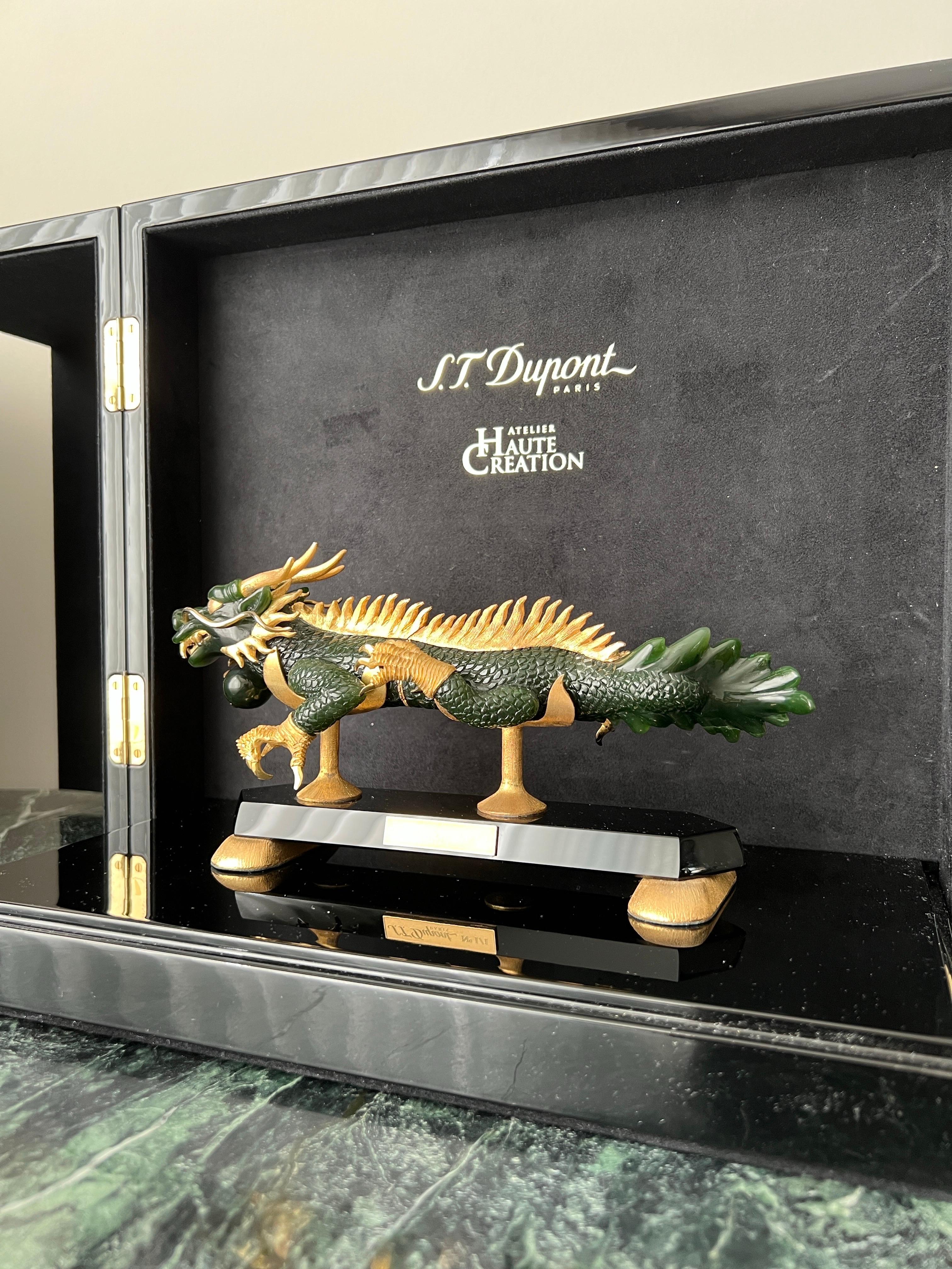 S.T. Penna Dupont Haute Création Nephrite Il Drago Imperiale, pezzo raro n. 1/1 in vendita 3