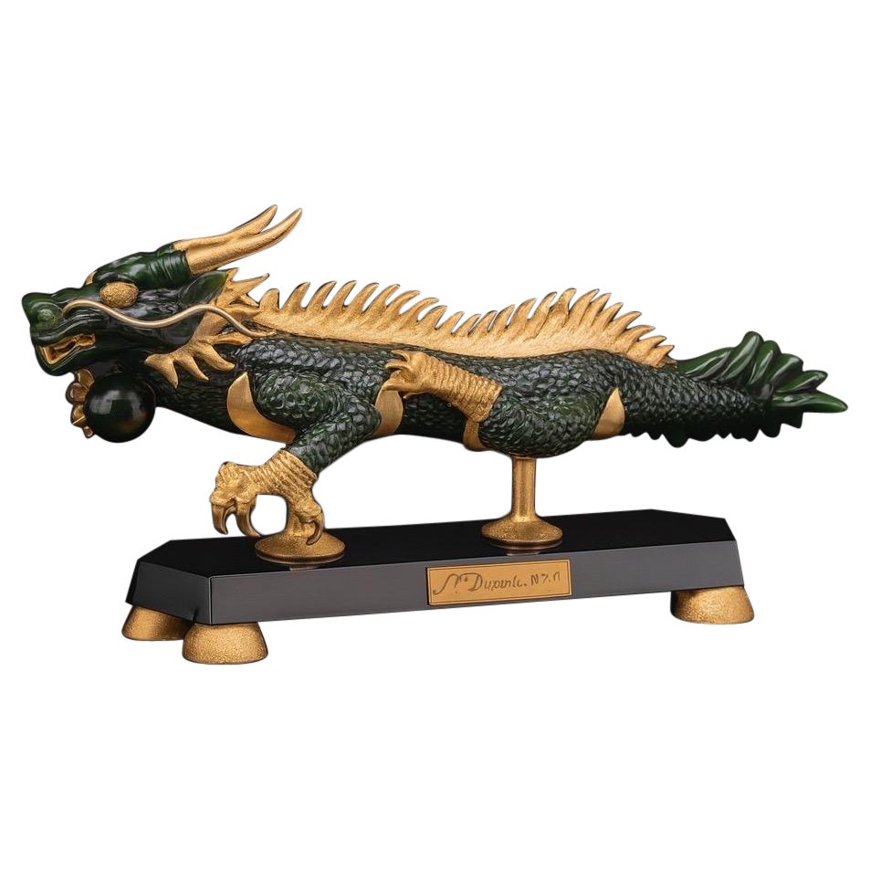 S.T. Penna Dupont Haute Création Nephrite Il Drago Imperiale, pezzo raro n. 1/1 in vendita