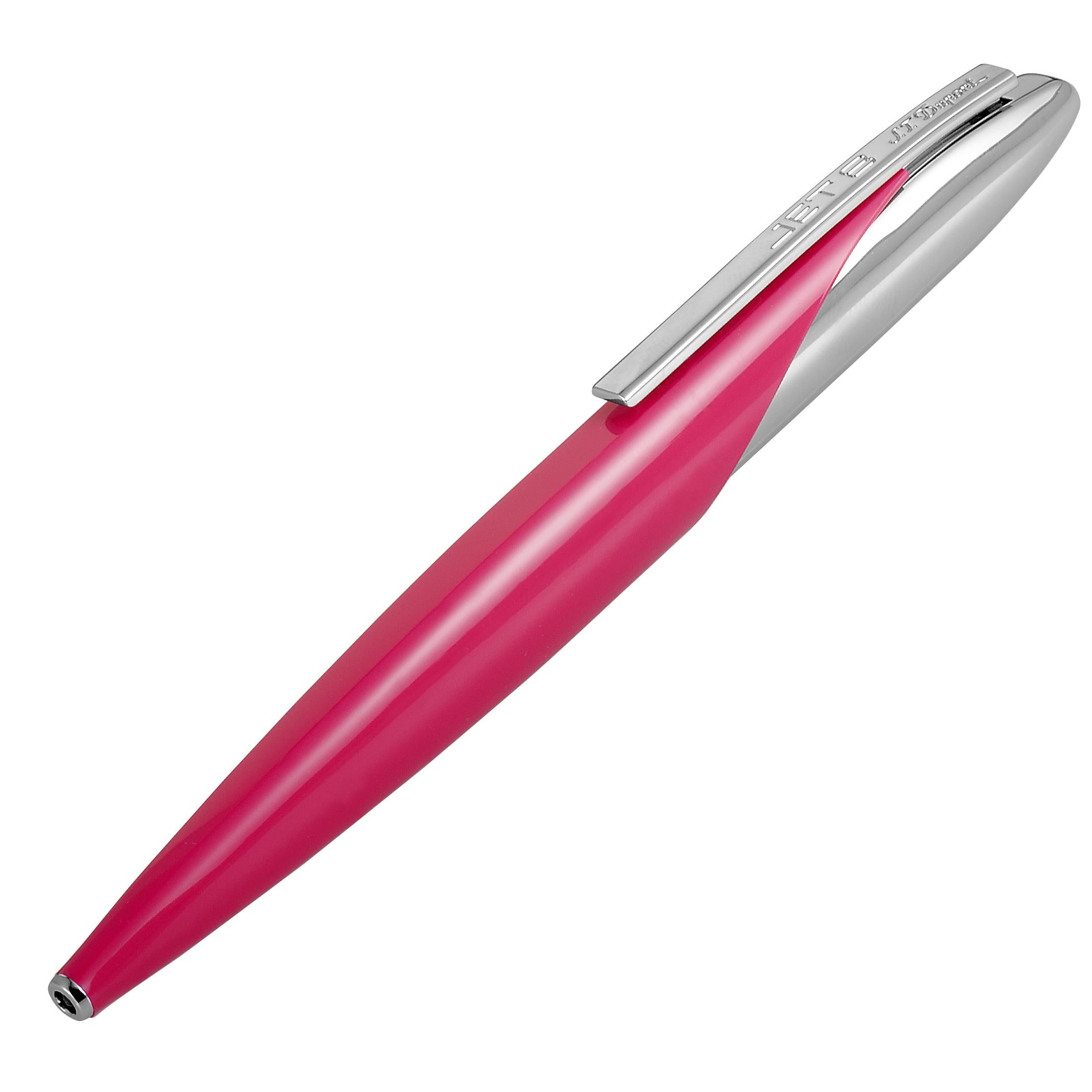 S.T. Dupont Jet 8 Pink Ballpoint Pen In New Condition In Southampton, PA