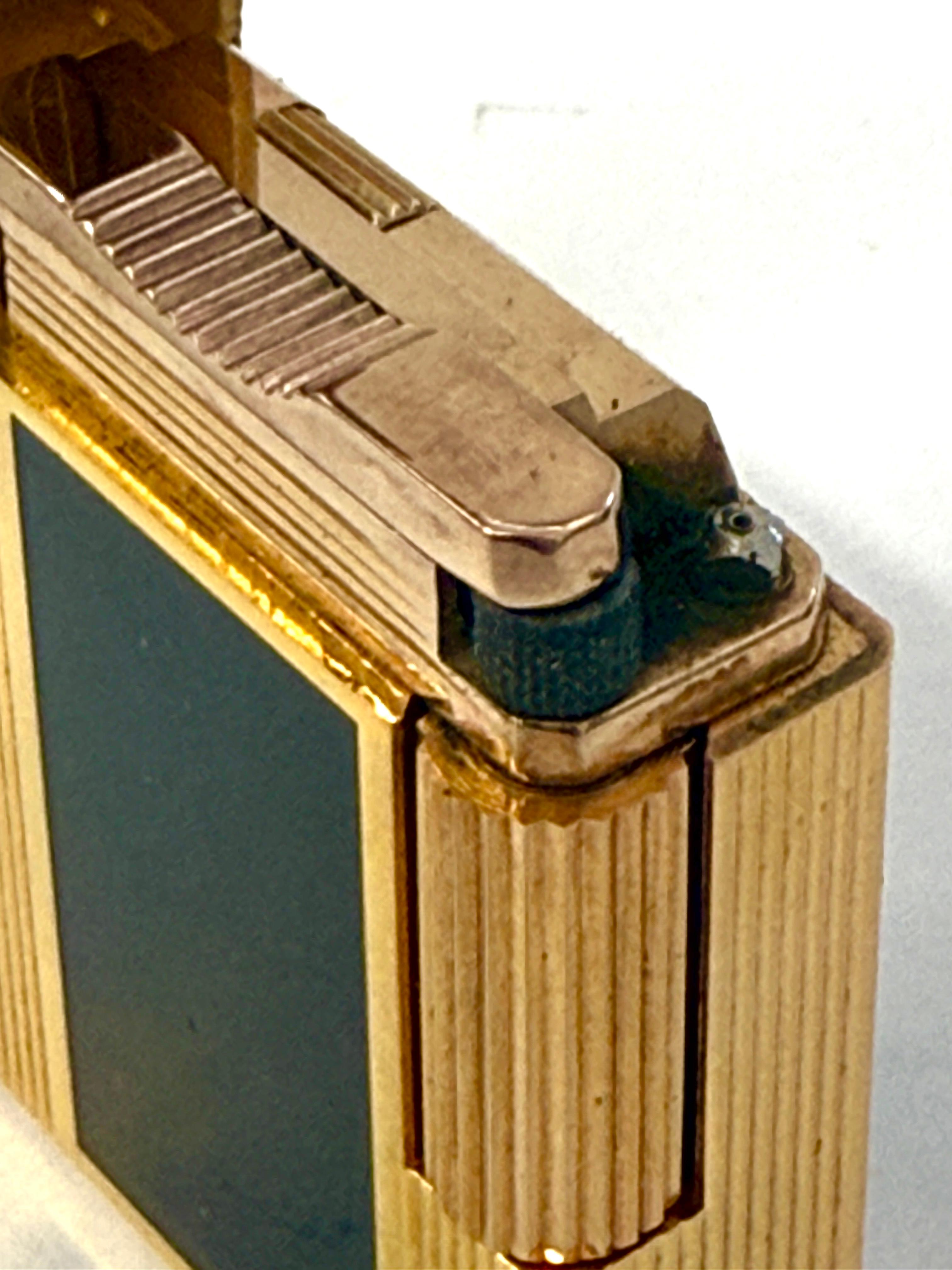 S.T. DuPont Laque De Chine Lighter with Box and Papers For Sale 3