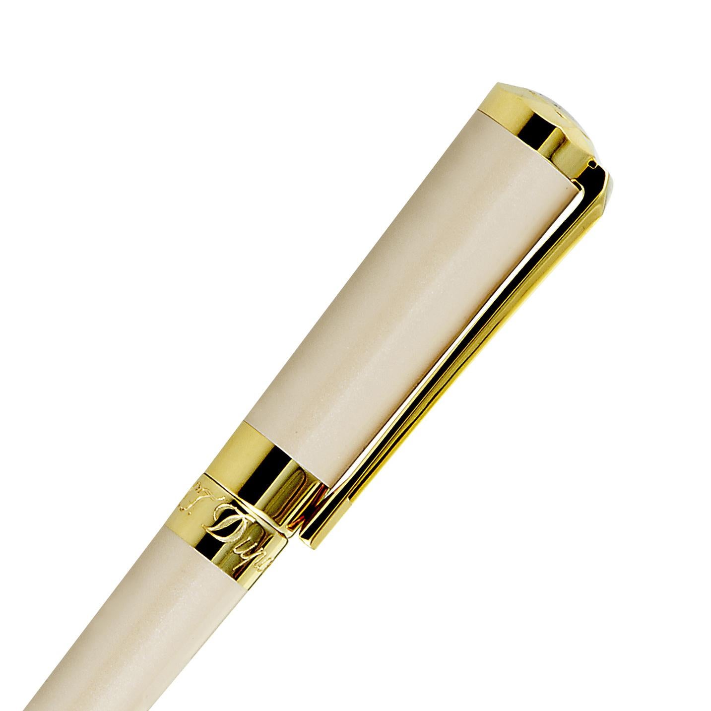 Women's or Men's S.T. Dupont Liberté Pearl Rollerball Pen